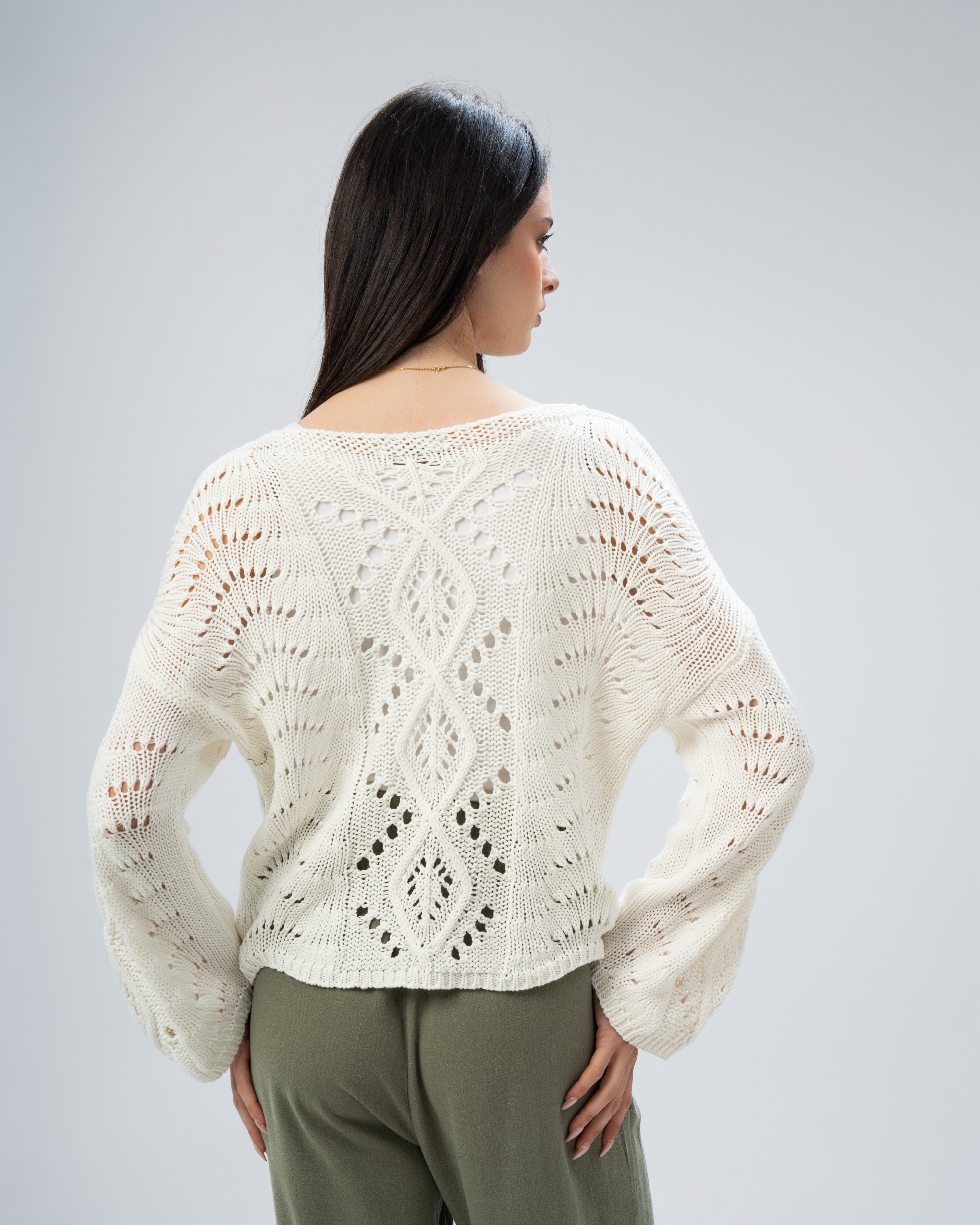 knitted with sleeves