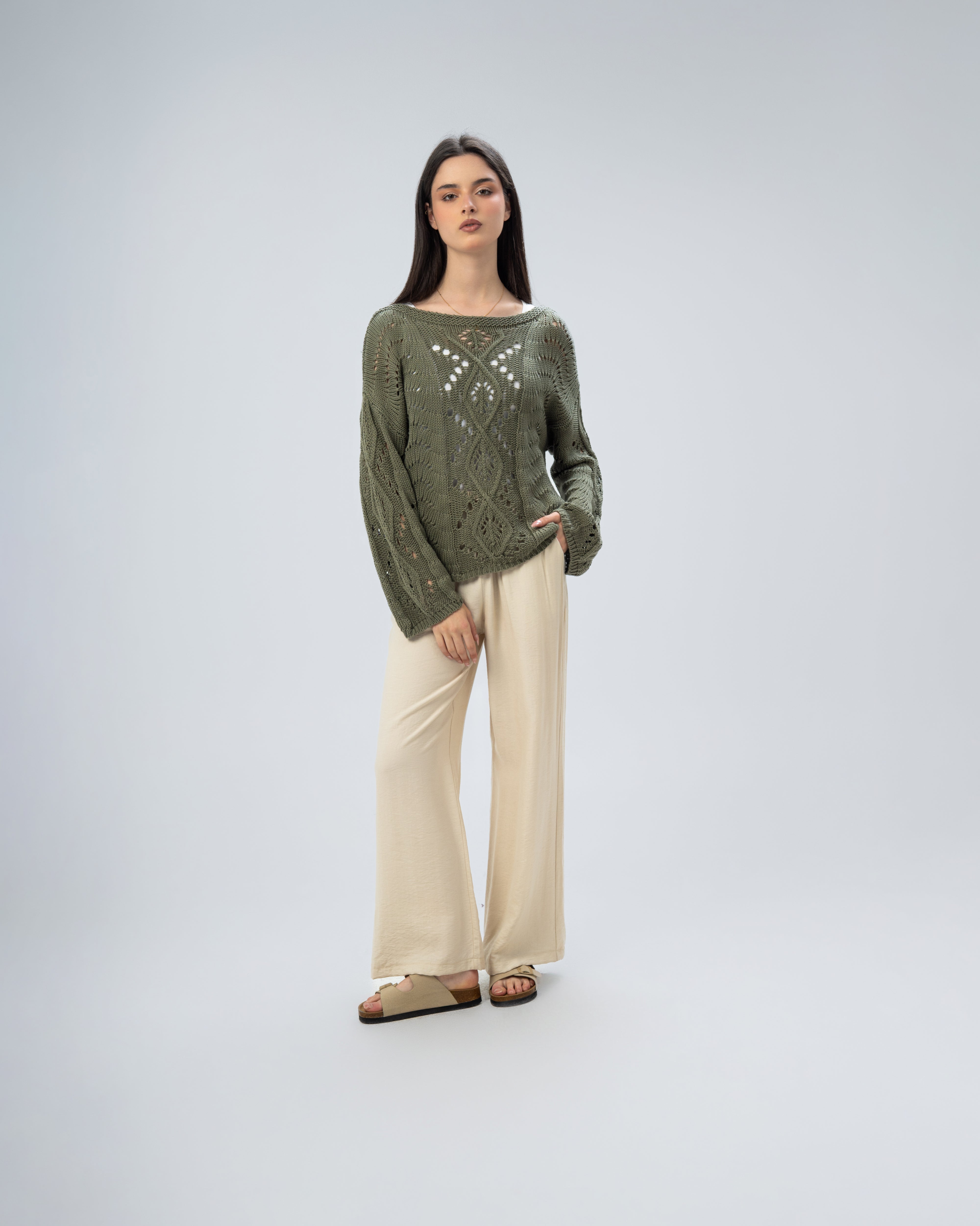 knitted with sleeves