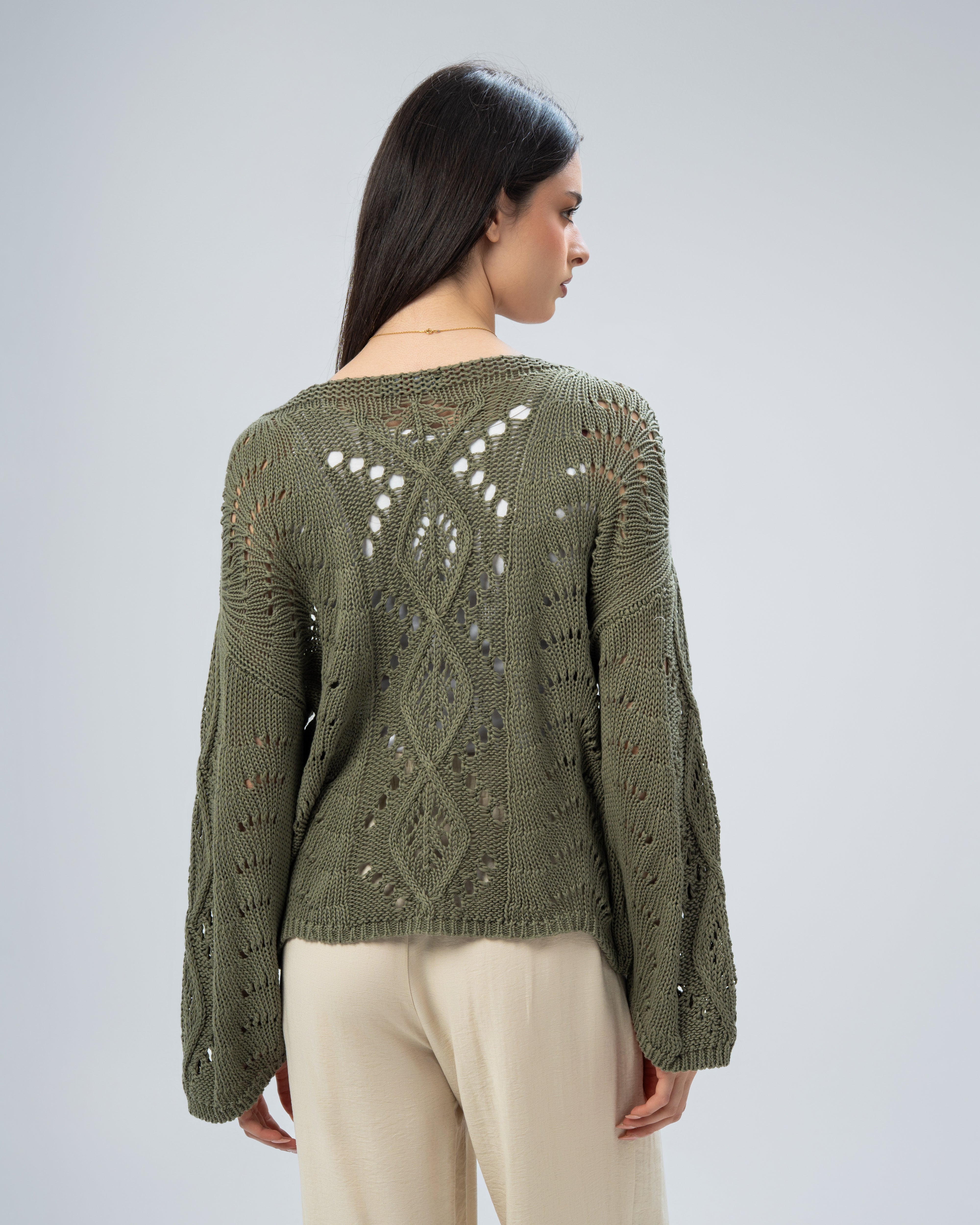 knitted with a drawstring