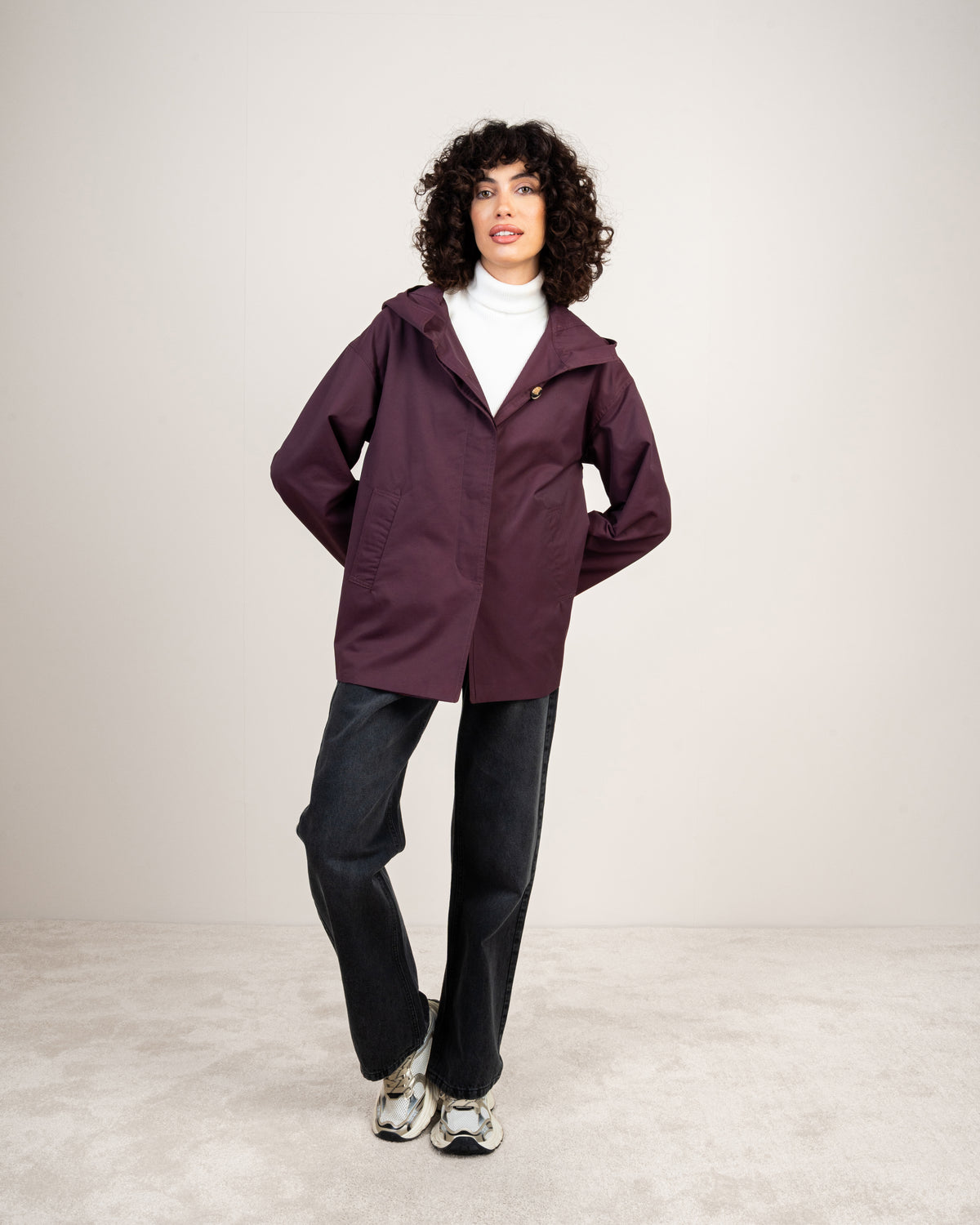 jacket Gabardine with hood