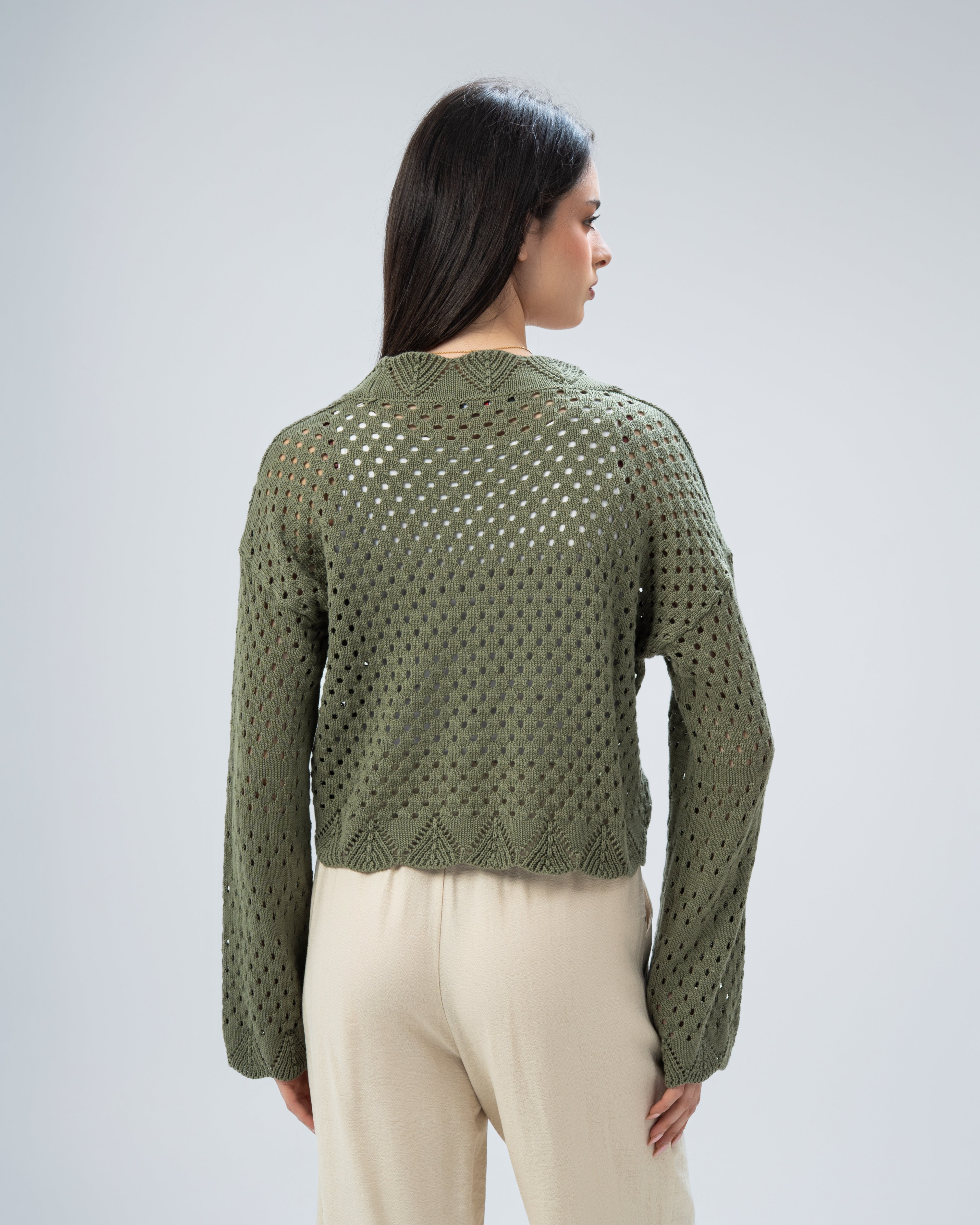 knitted with a drawstring