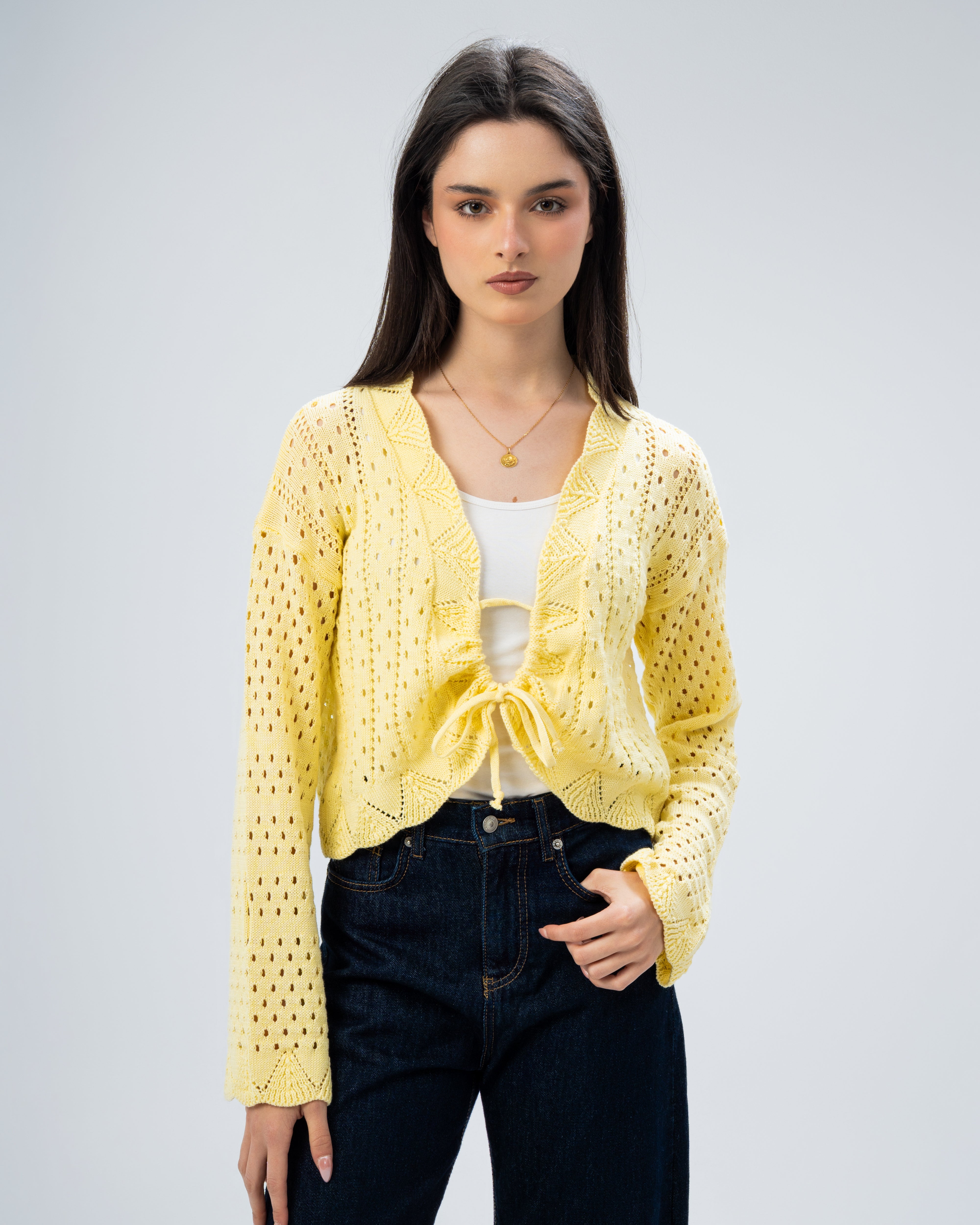 knitted with a drawstring