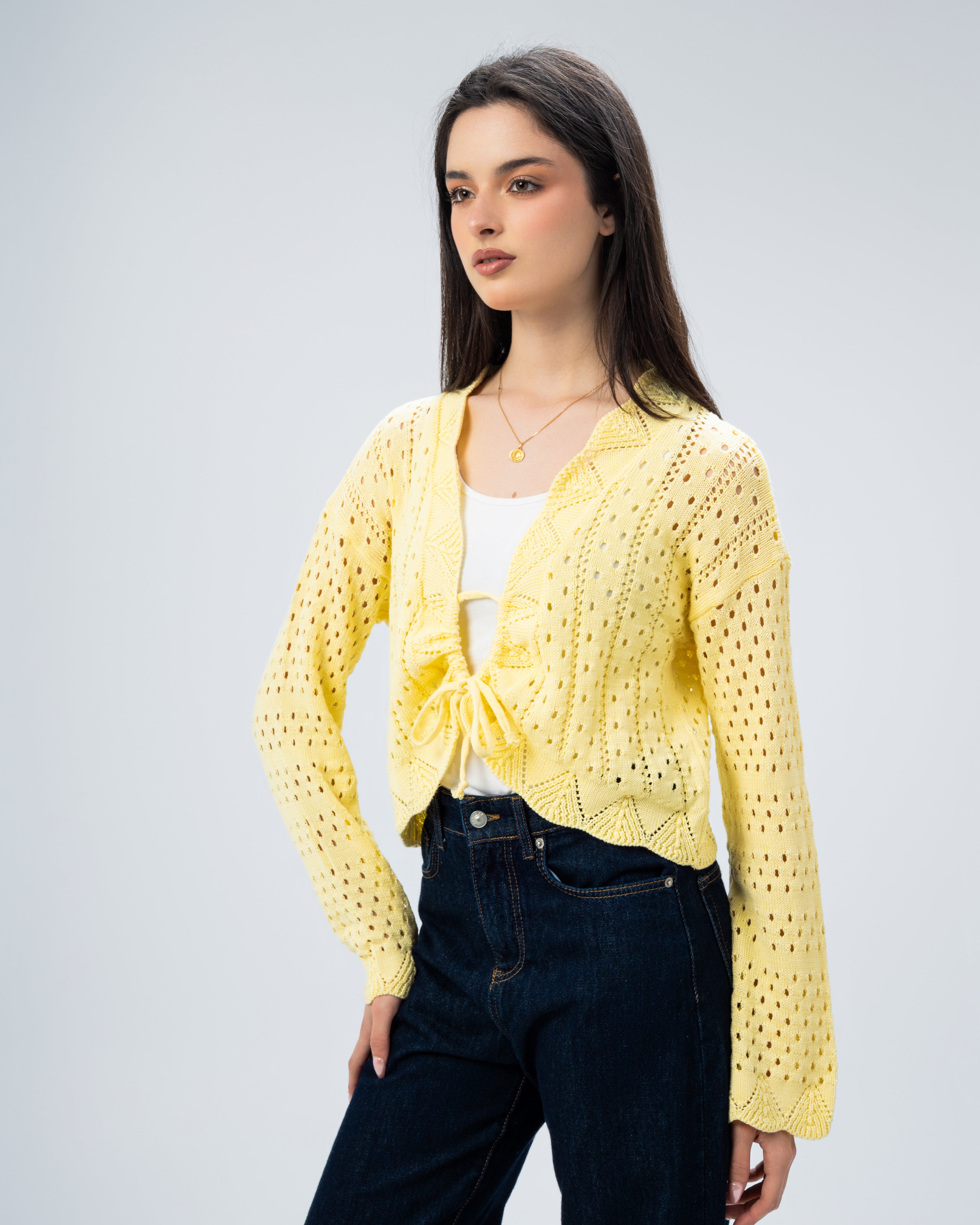 knitted with a drawstring