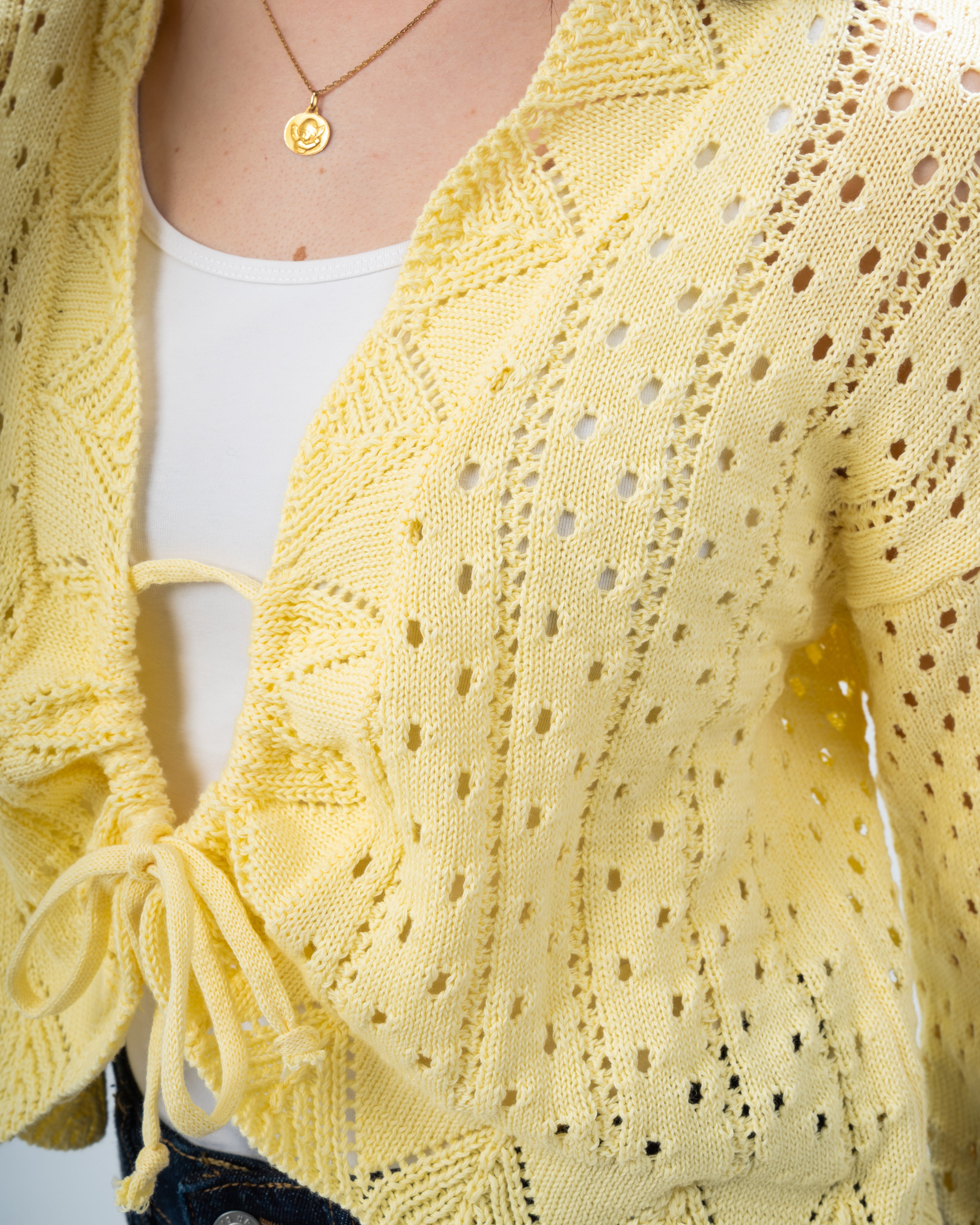 knitted with a drawstring
