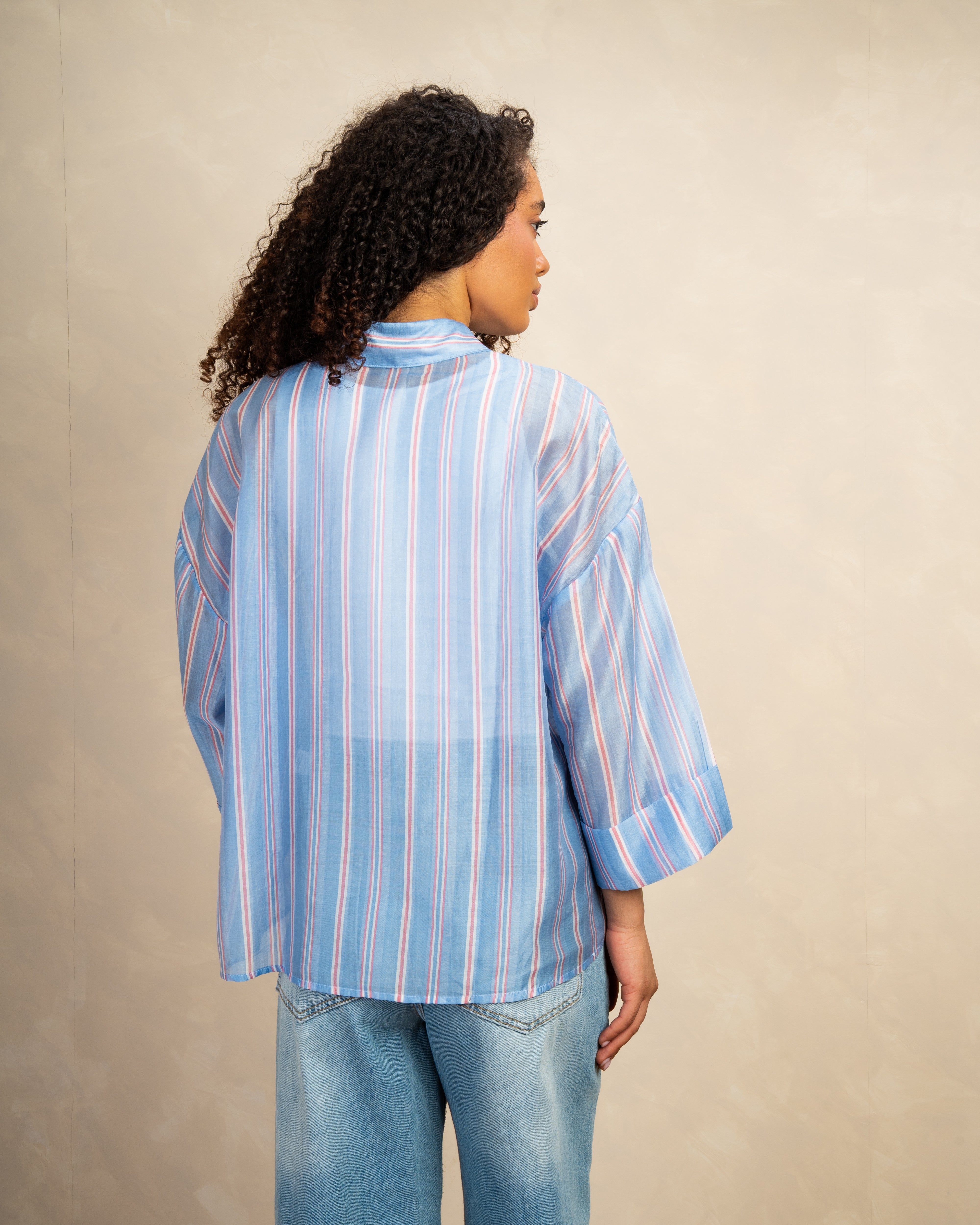 Short Sleeve Striped Shirt