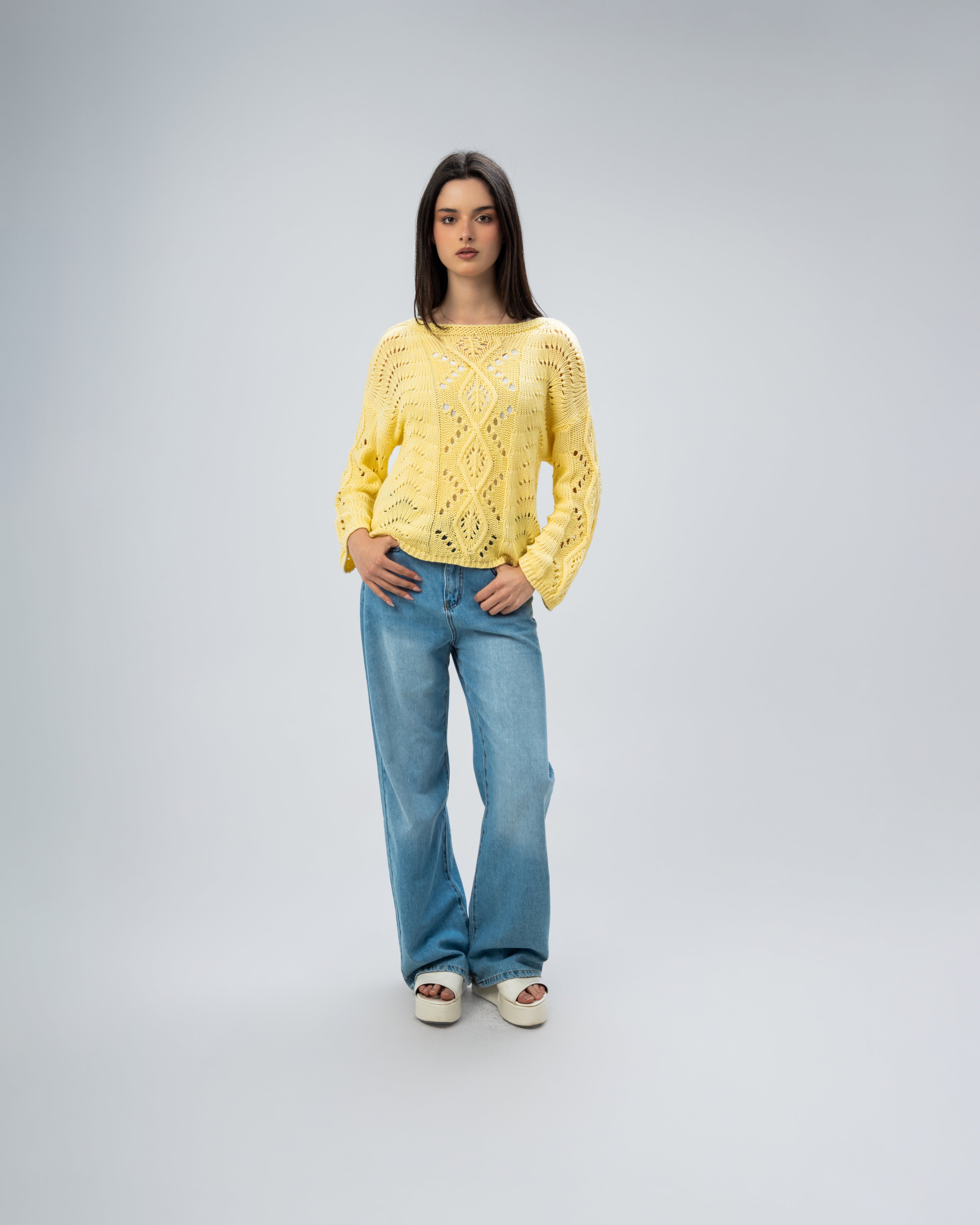 knitted with sleeves