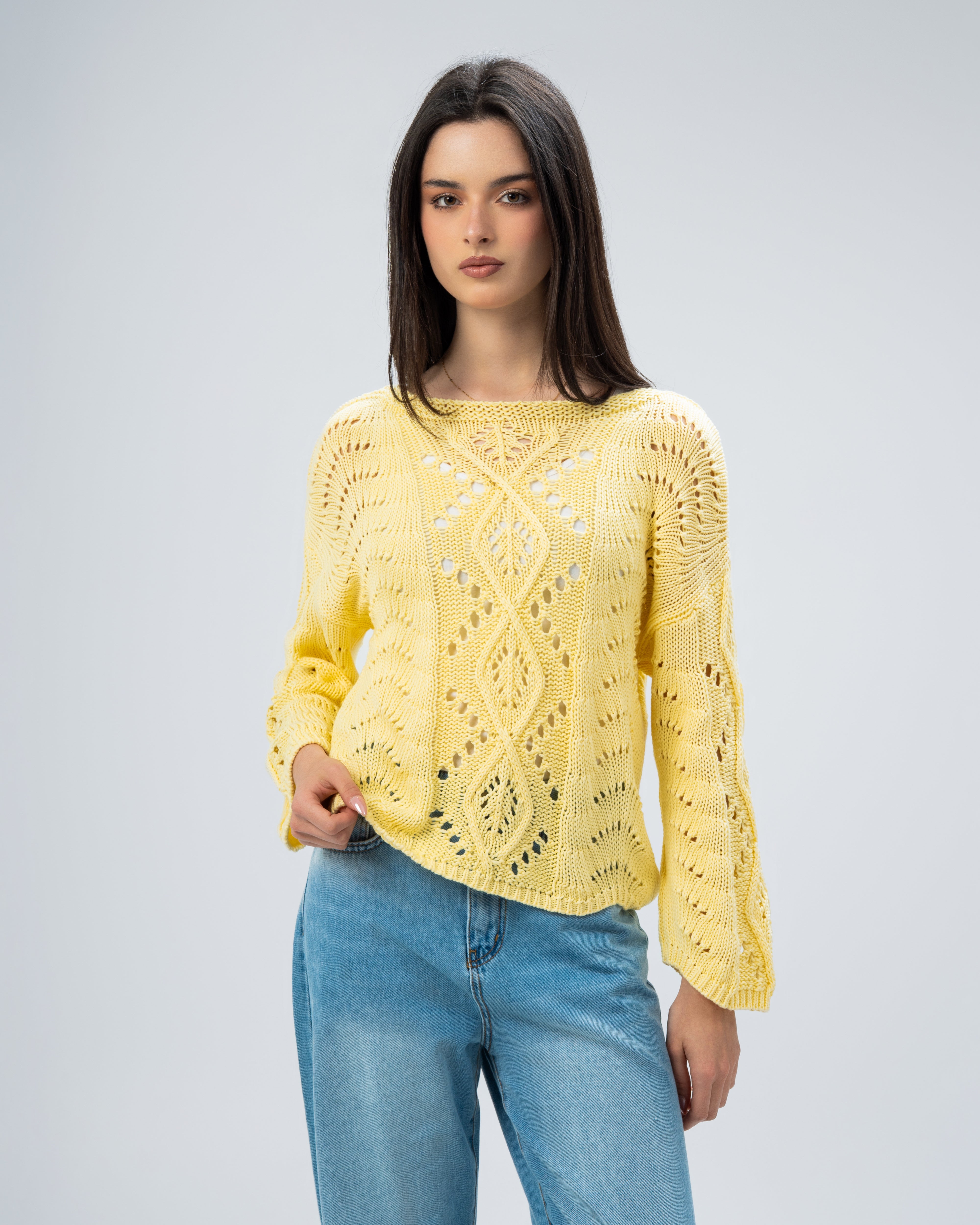 knitted with sleeves