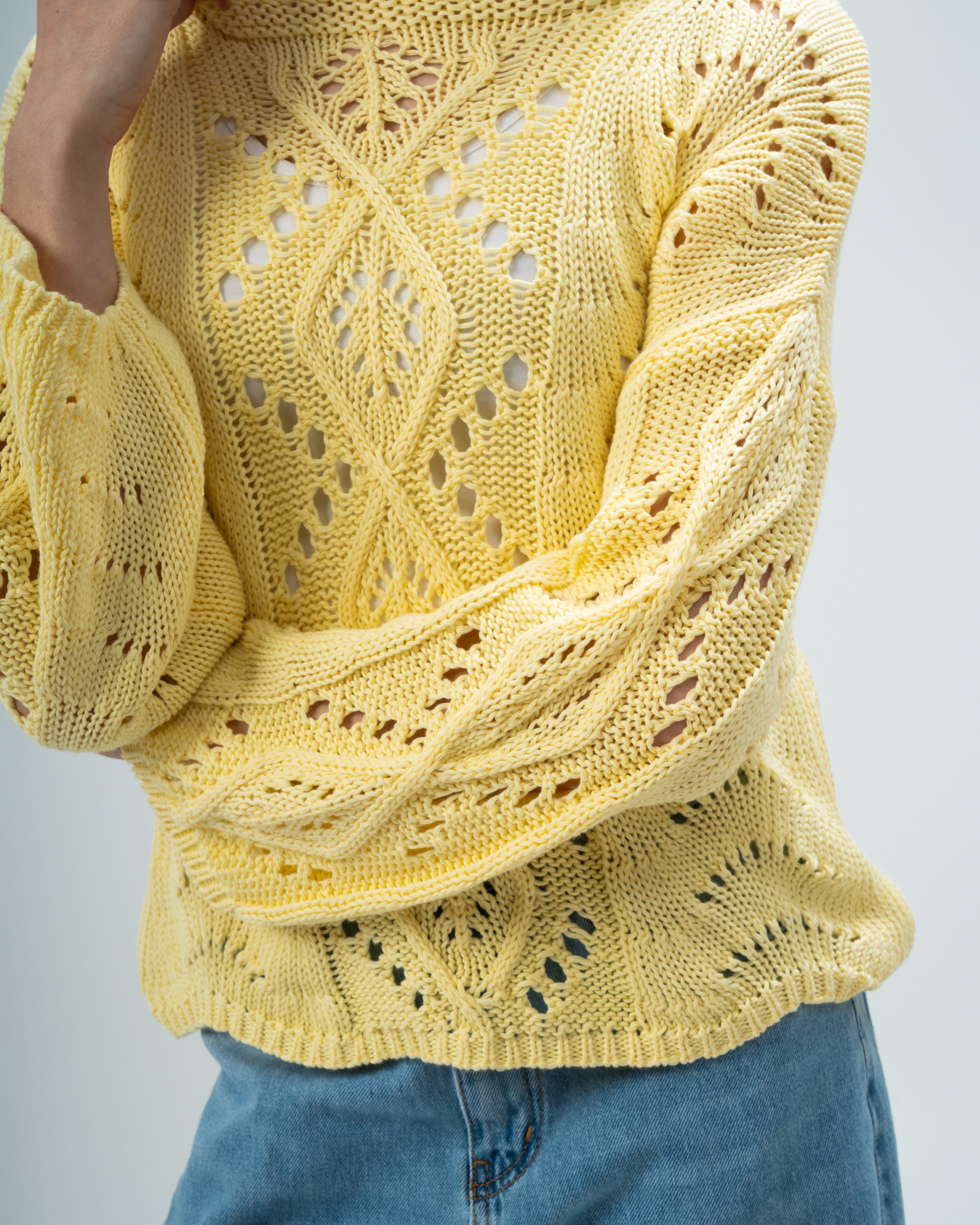 knitted with sleeves
