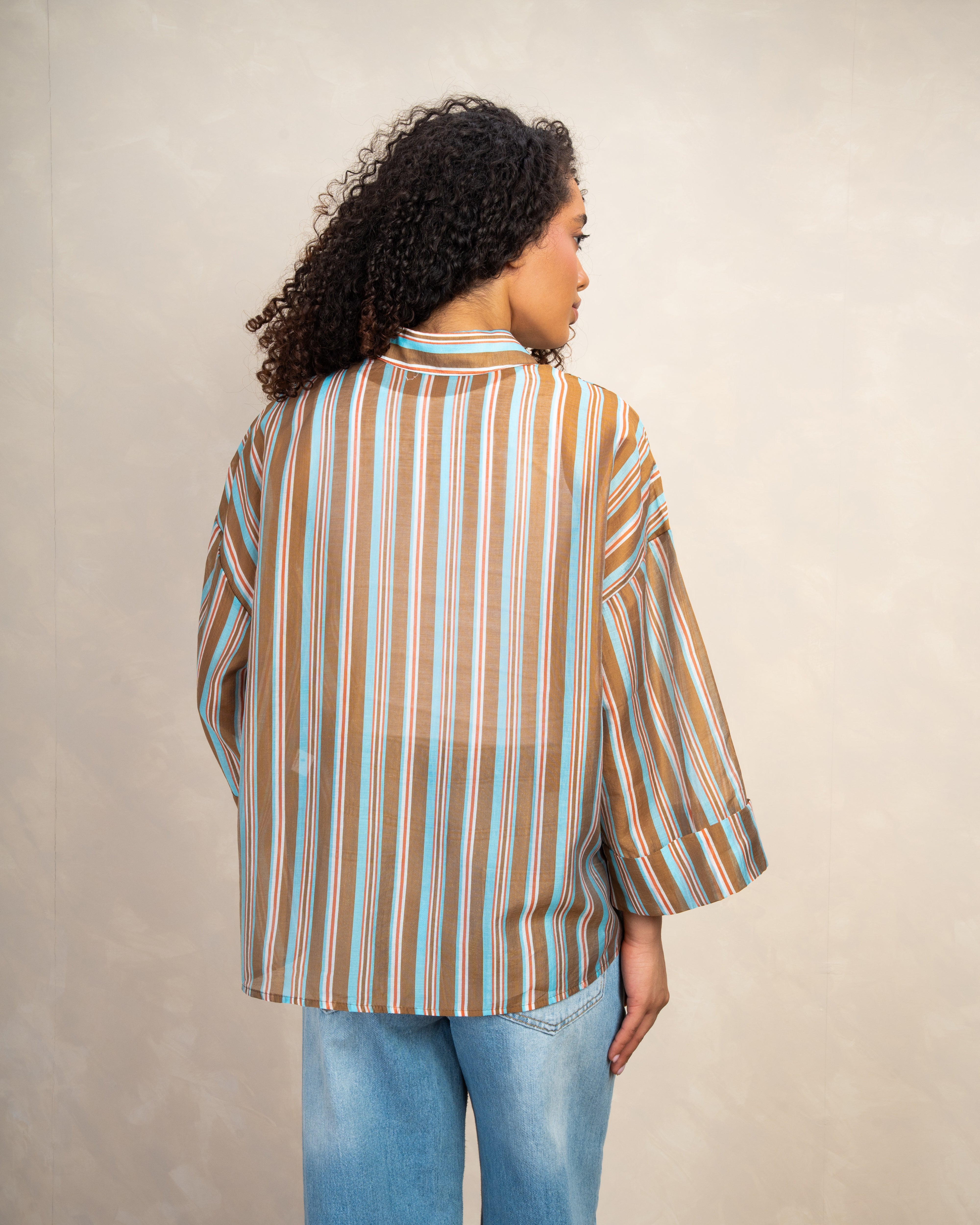 Short Sleeve Striped Shirt