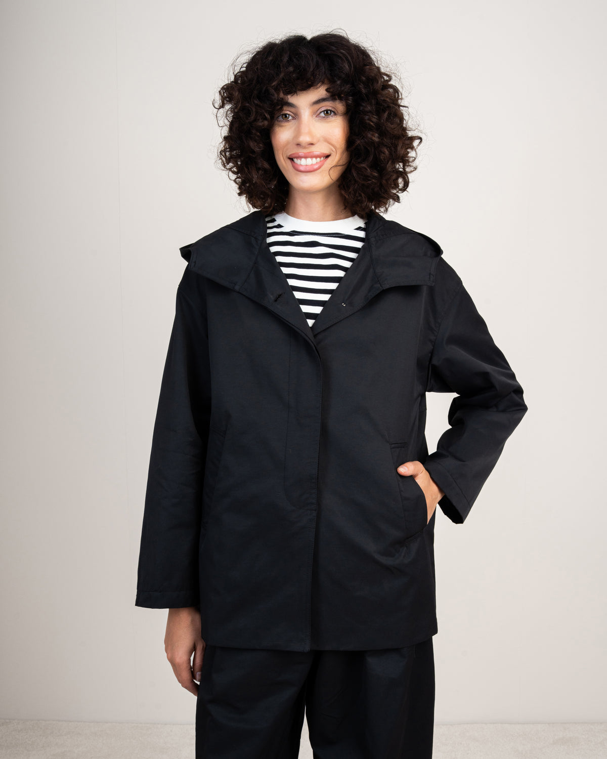 jacket Gabardine with hood