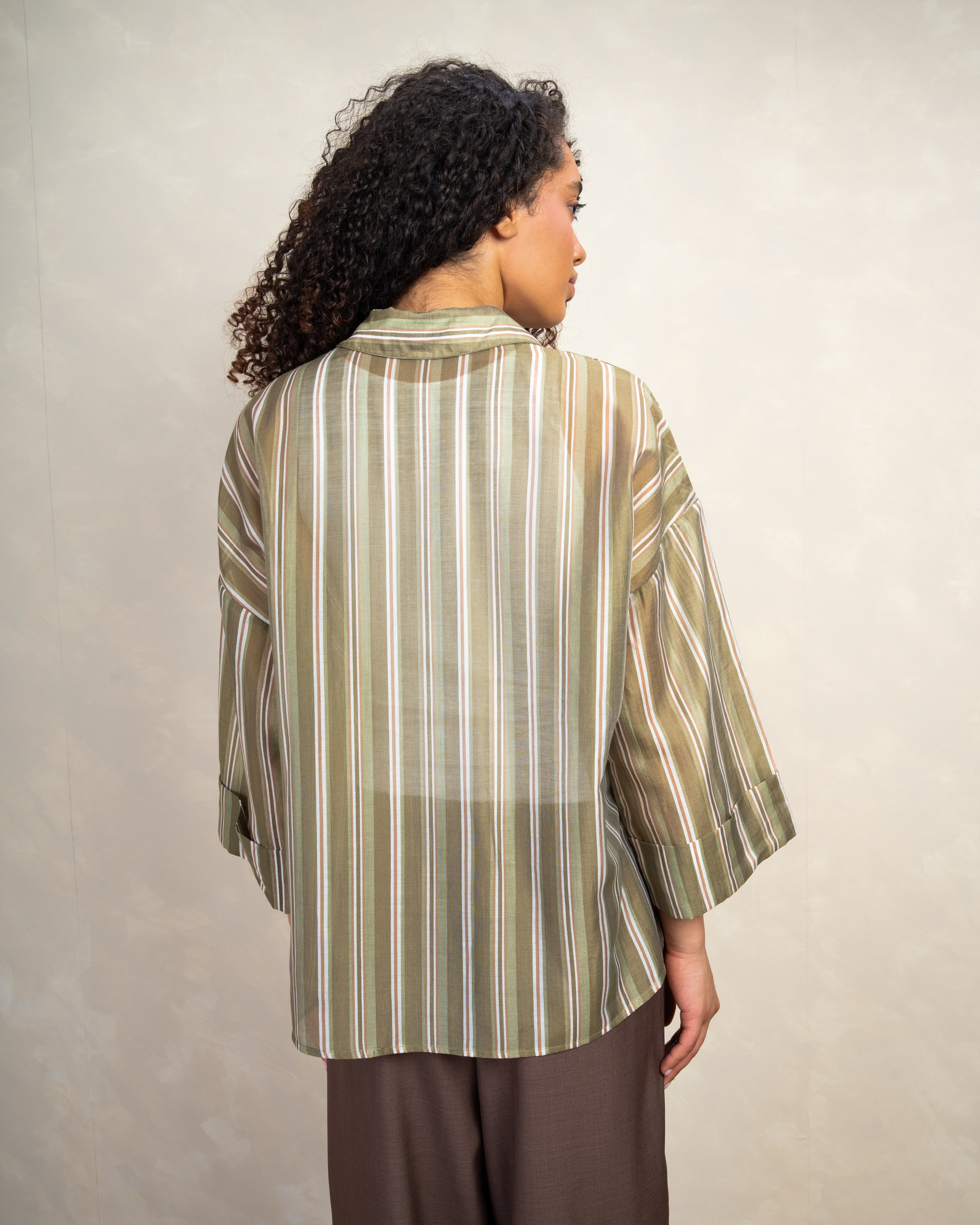 Short Sleeve Striped Shirt