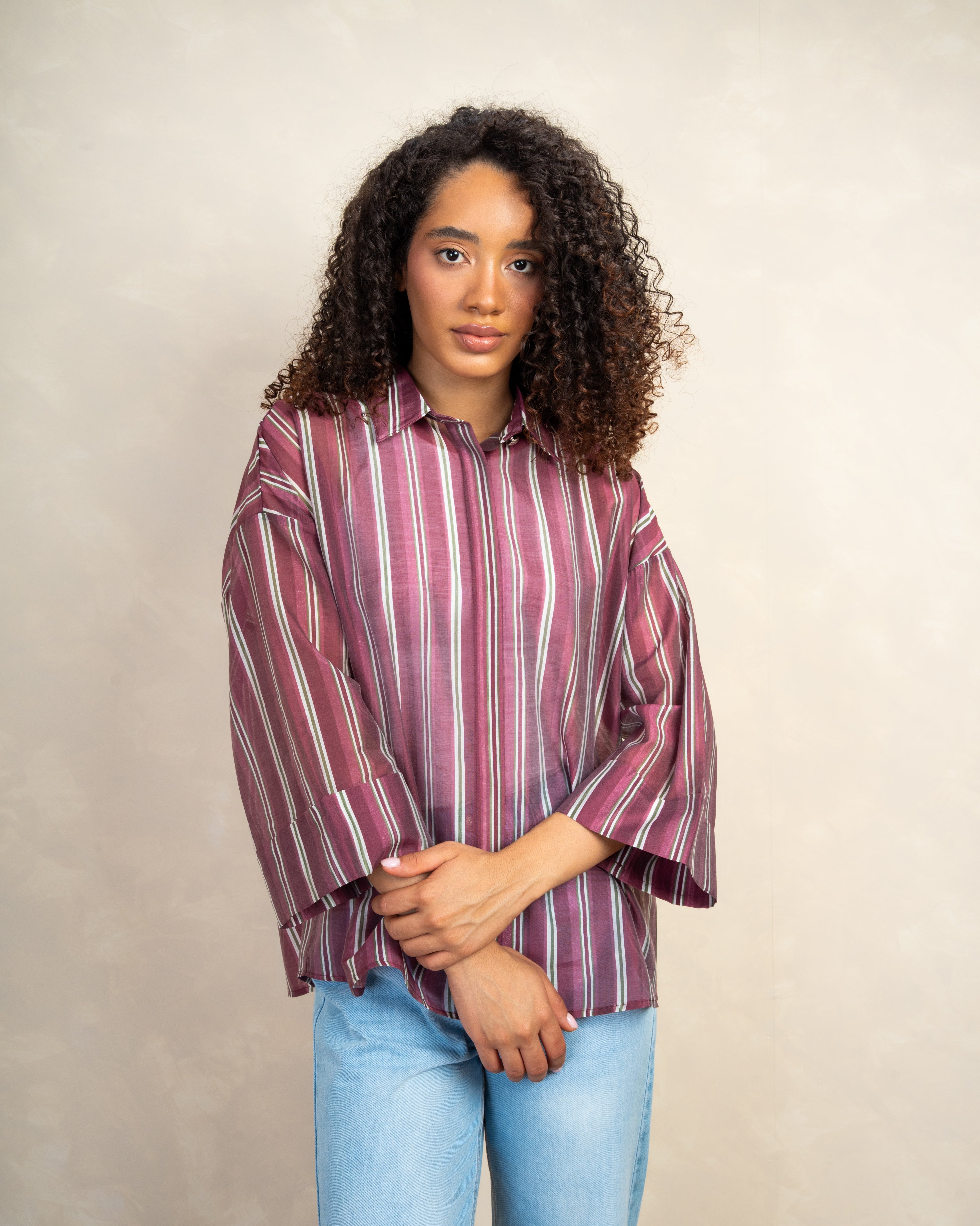 Short Sleeve Striped Shirt