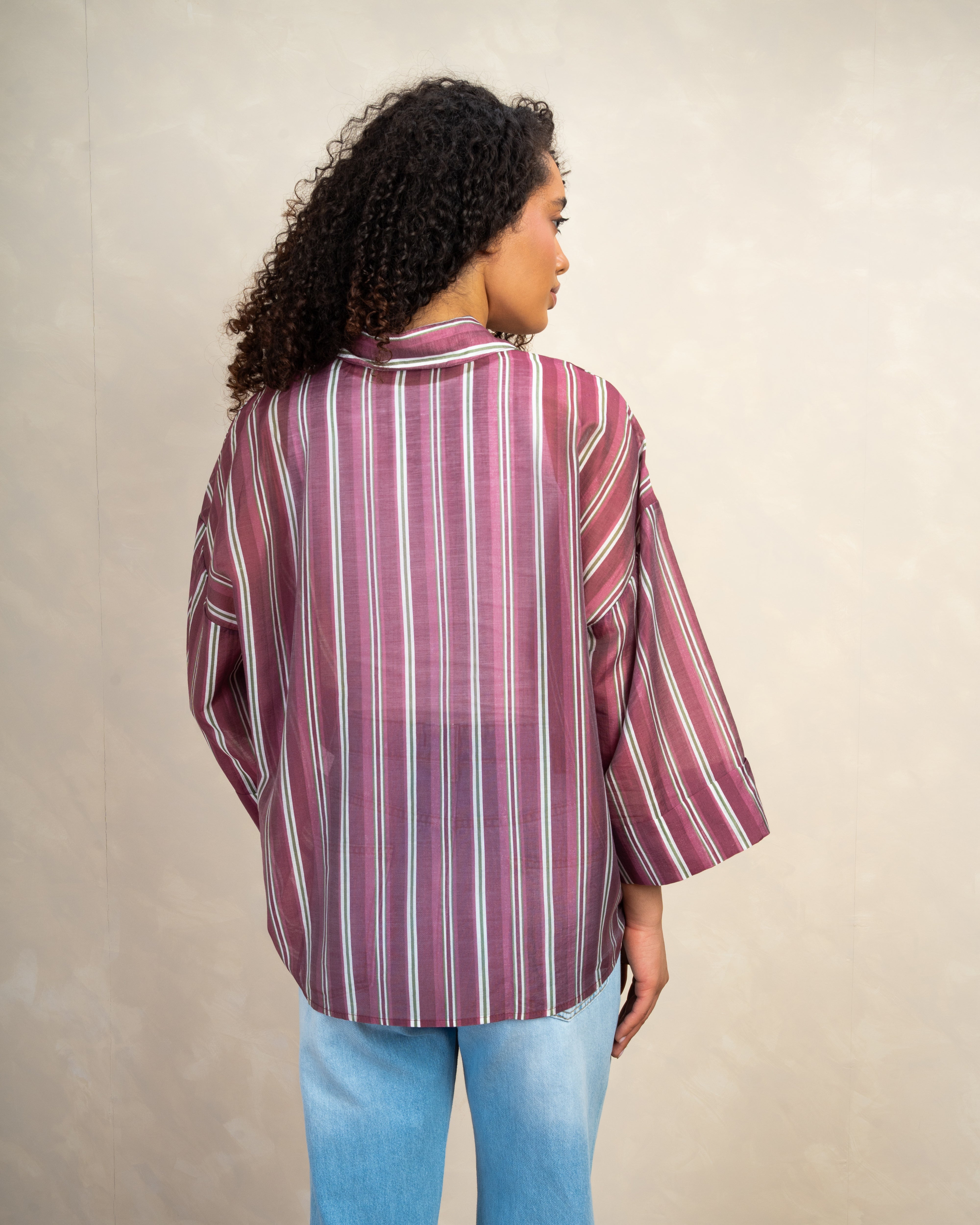 Short Sleeve Striped Shirt