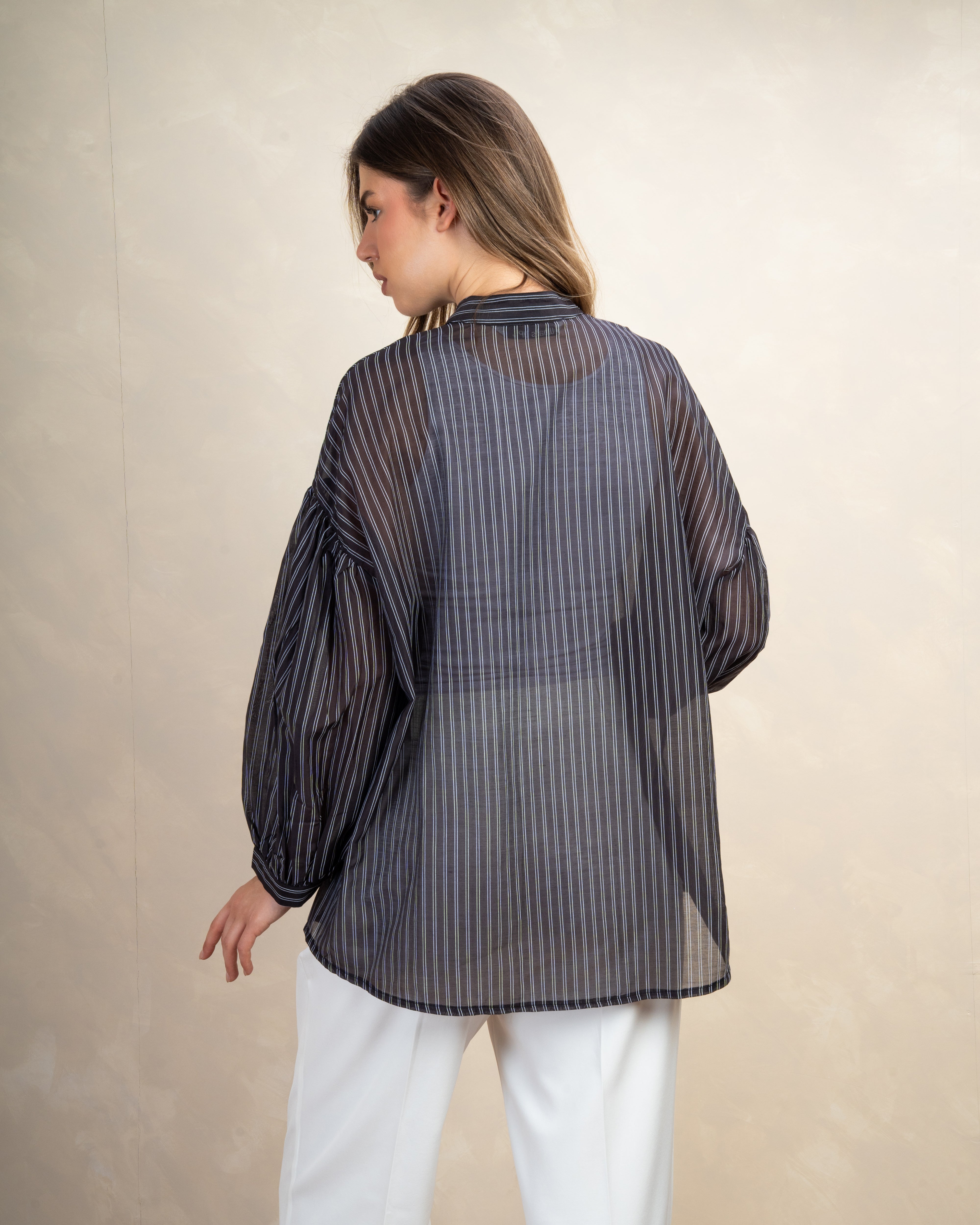Long Striped Shirt In Different Colors