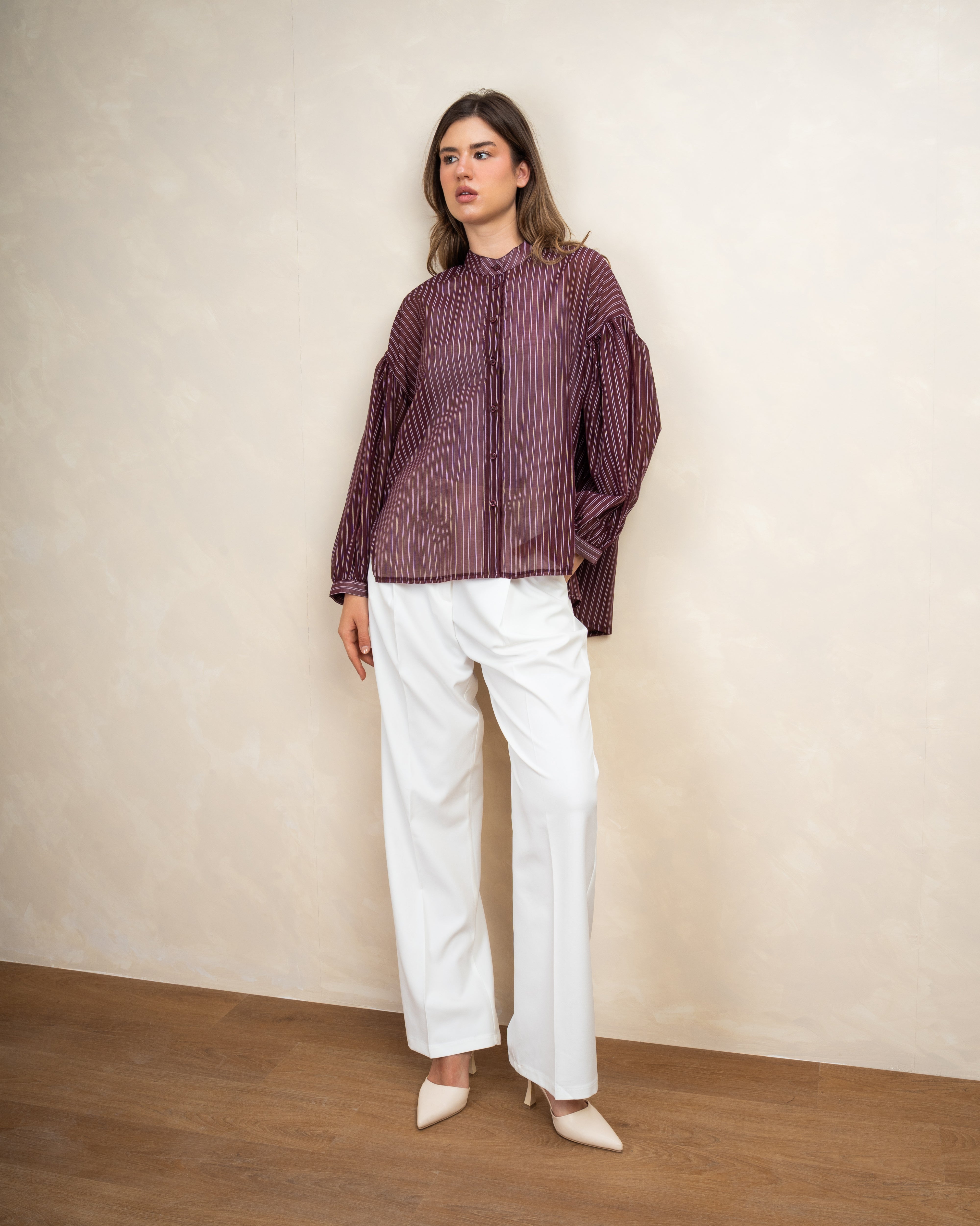 Long Striped Shirt In Different Colors