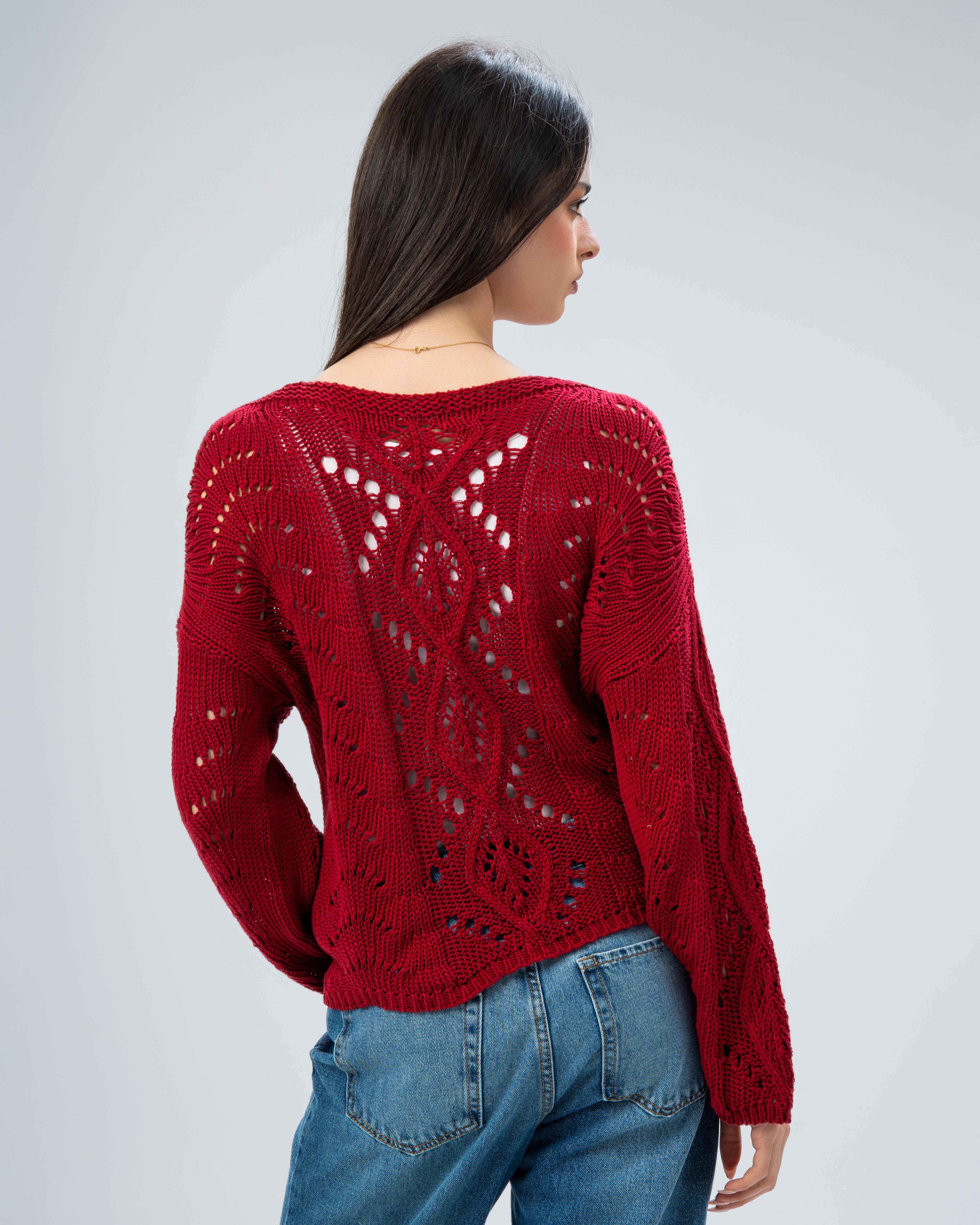 knitted with sleeves