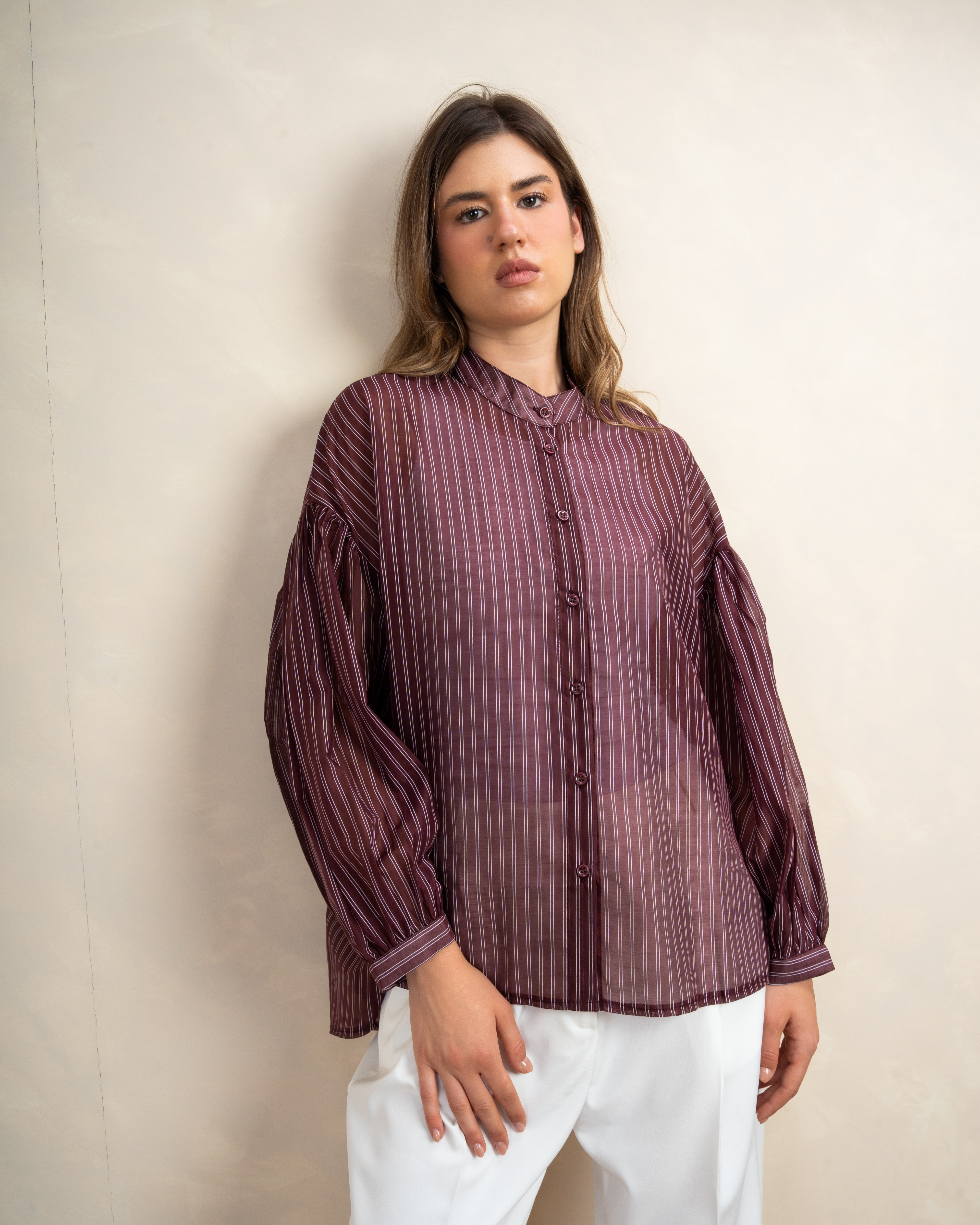 Long Striped Shirt In Different Colors