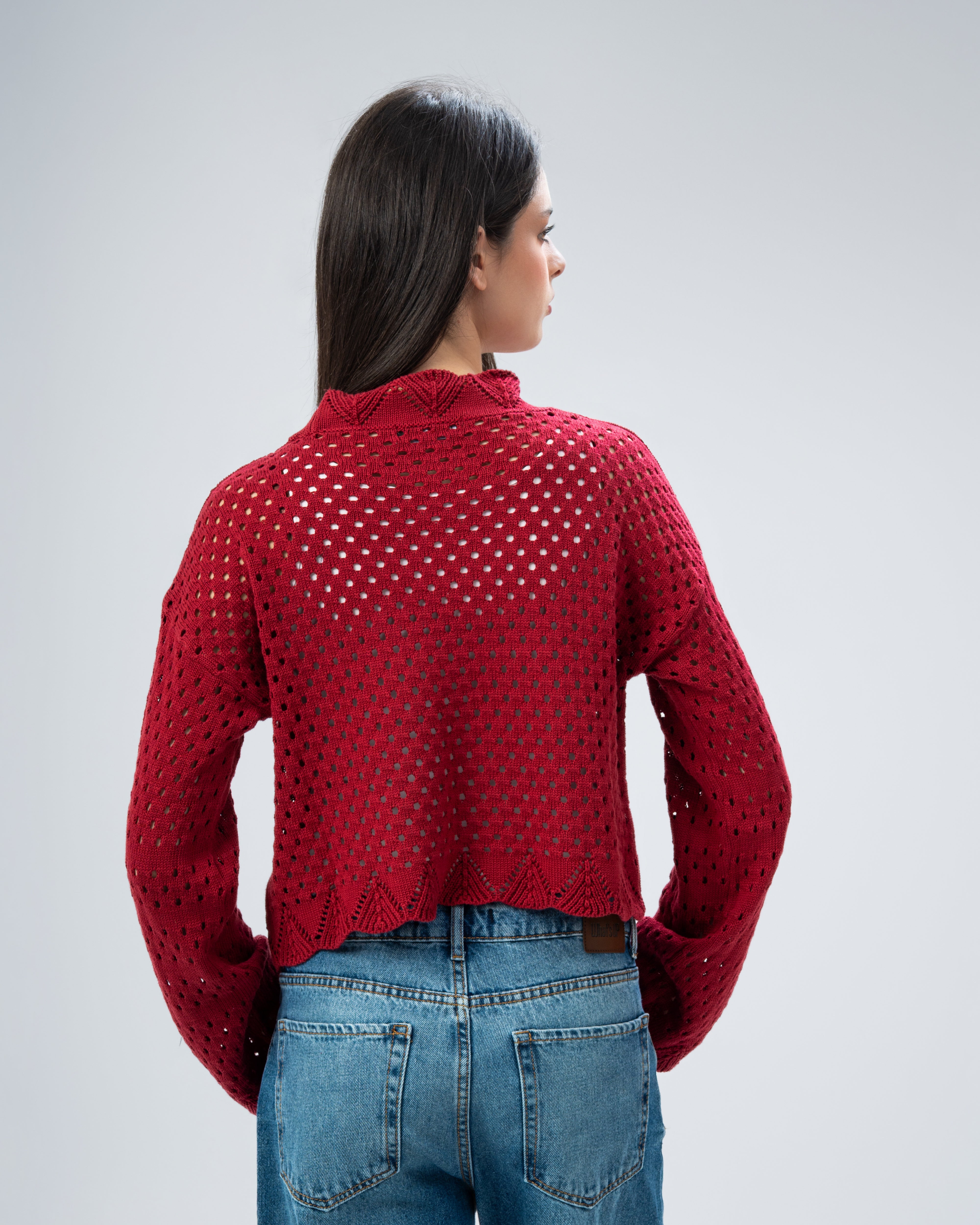 knitted with a drawstring