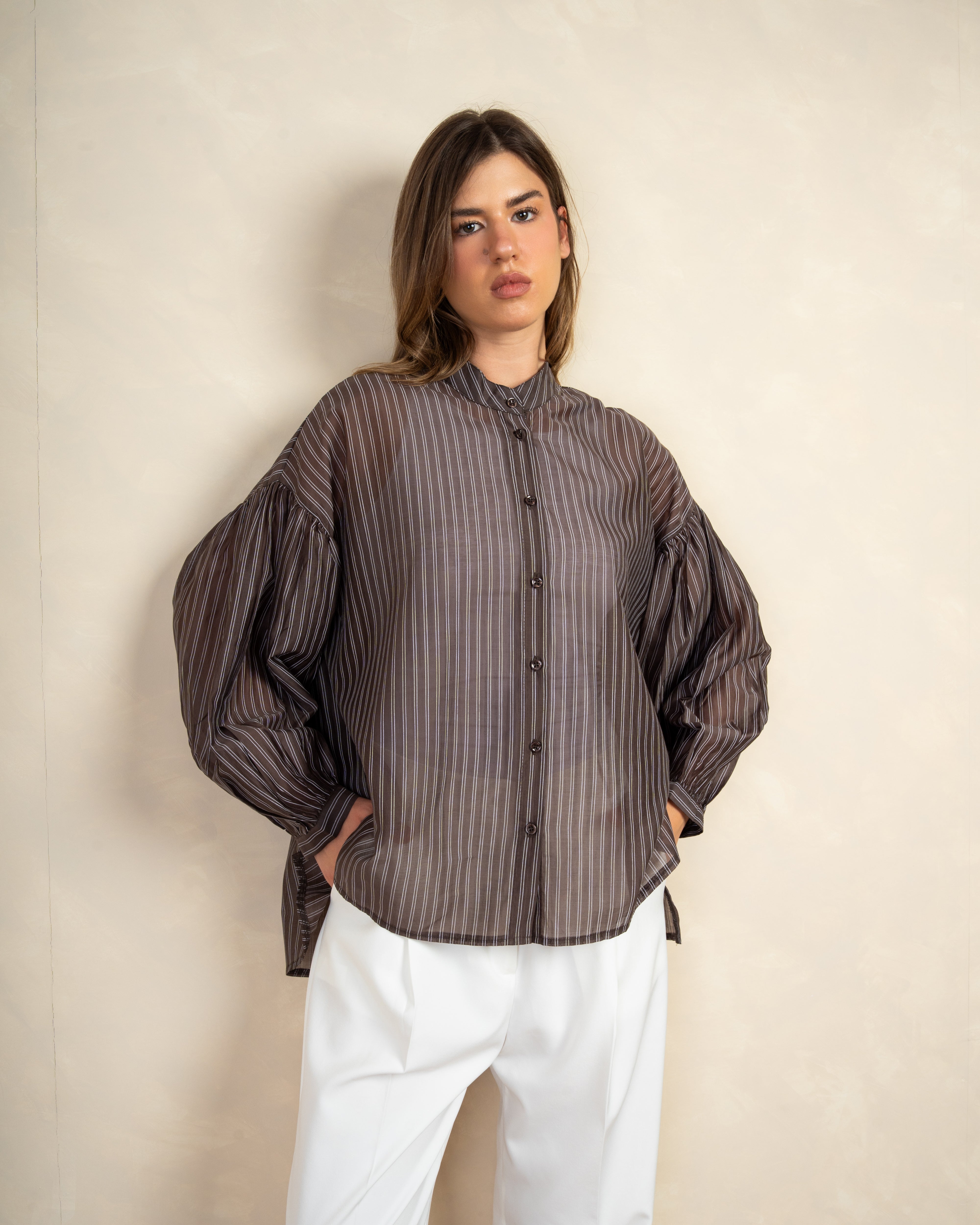 Long Striped Shirt In Different Colors