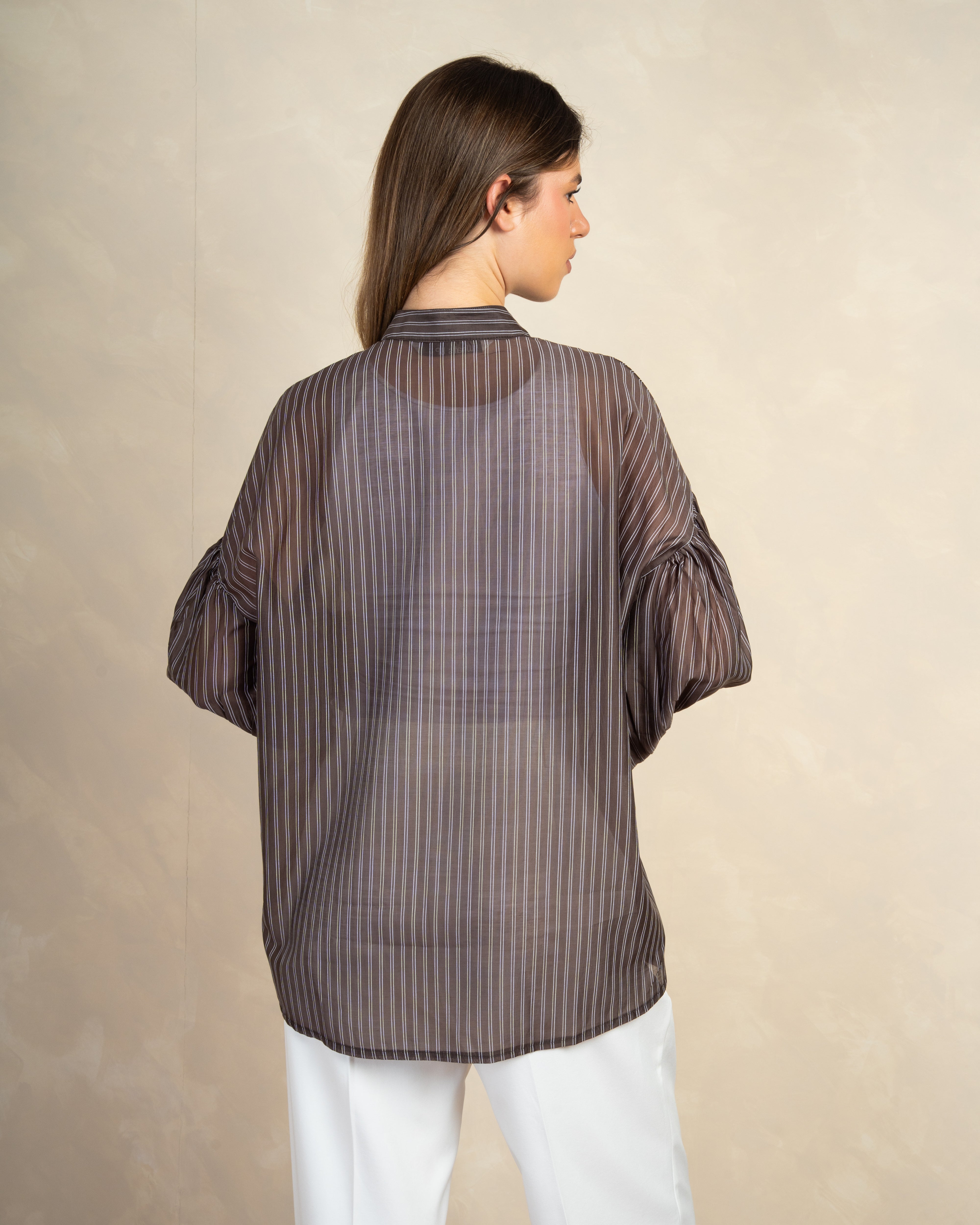 Long Striped Shirt In Different Colors