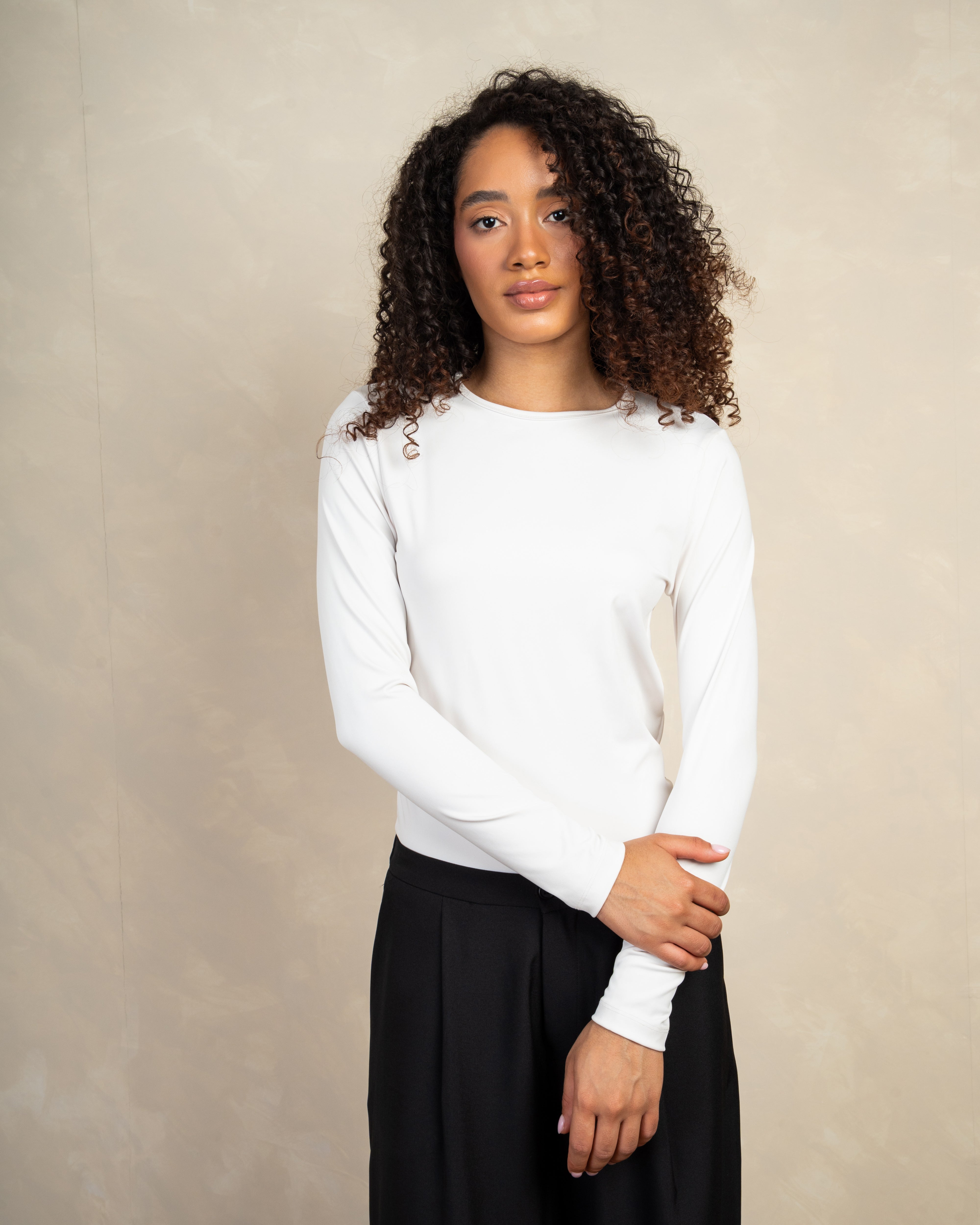 Basic Soft Fabric Long Sleeve Body