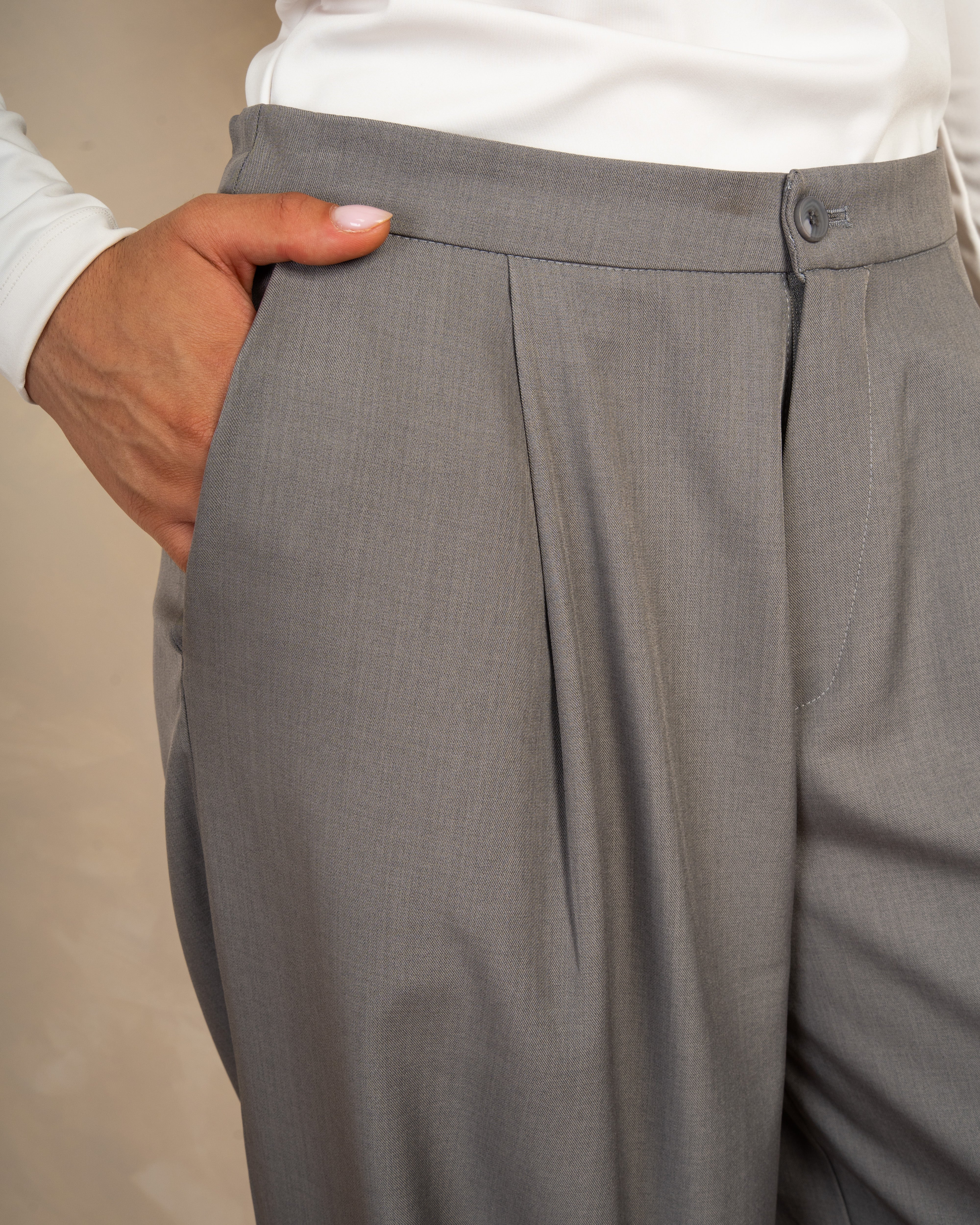 Classic Trouser With Elastic Leg