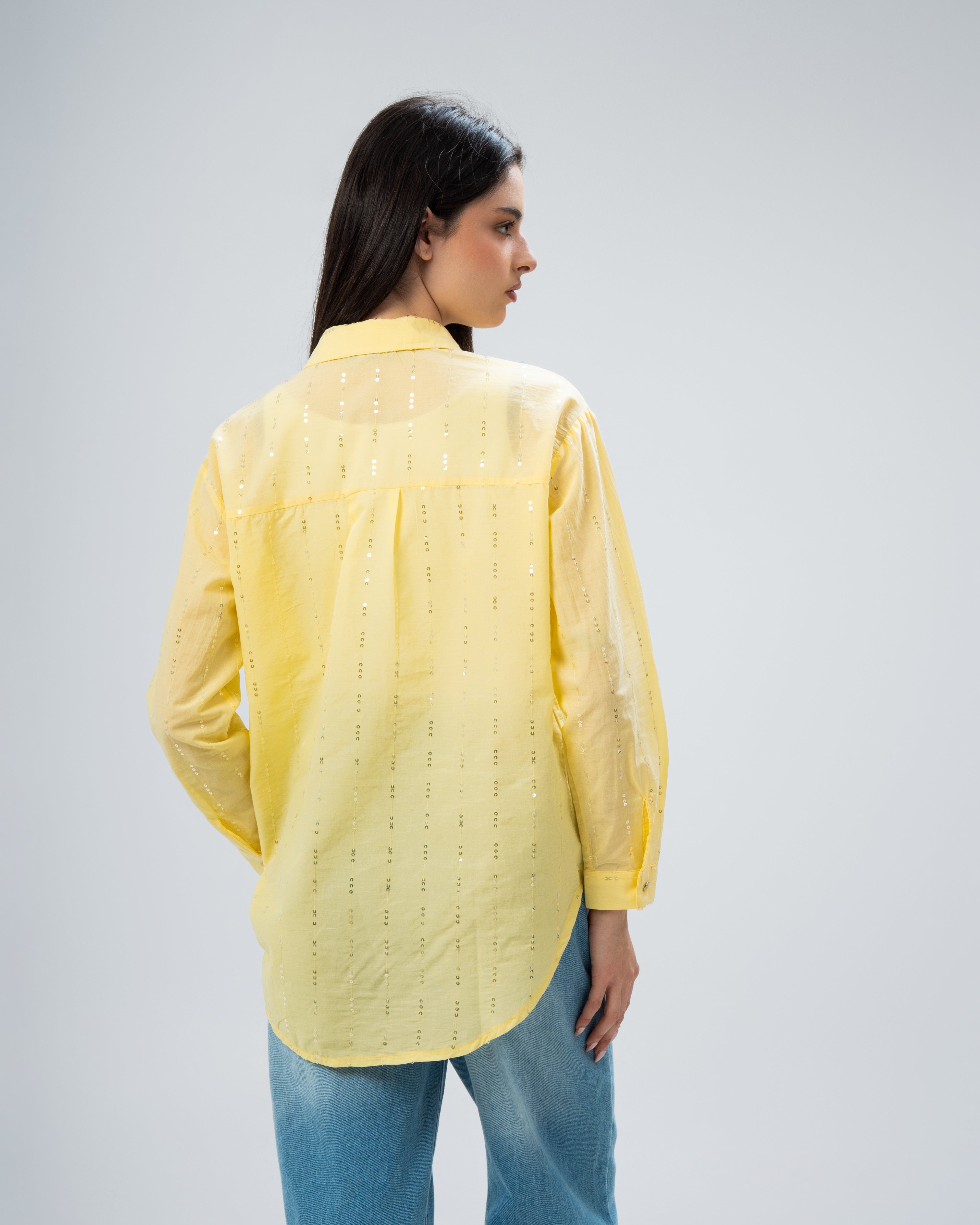 Glam Vertical Sequin Shirt