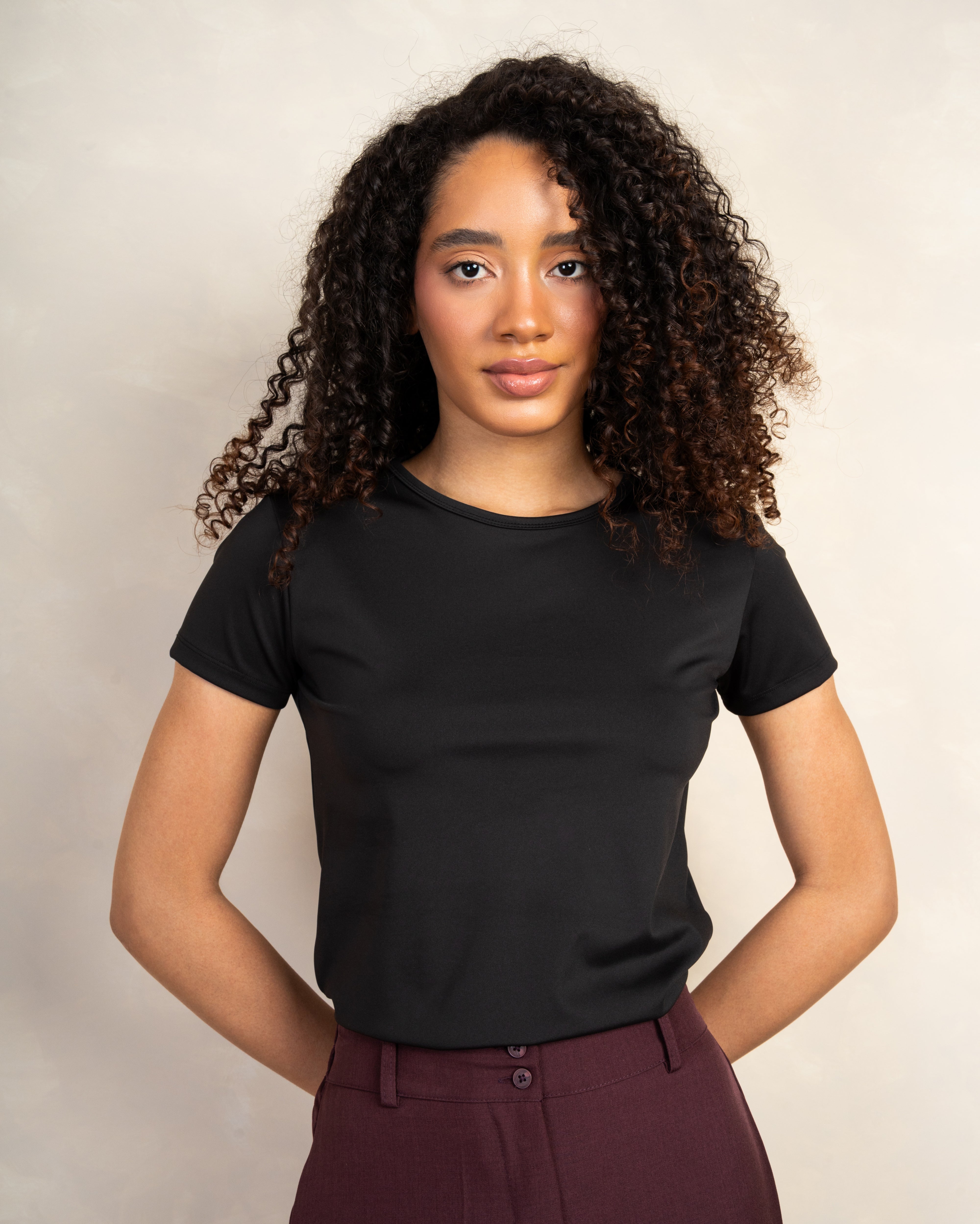 Basic Soft Fabric Short Sleeve Body