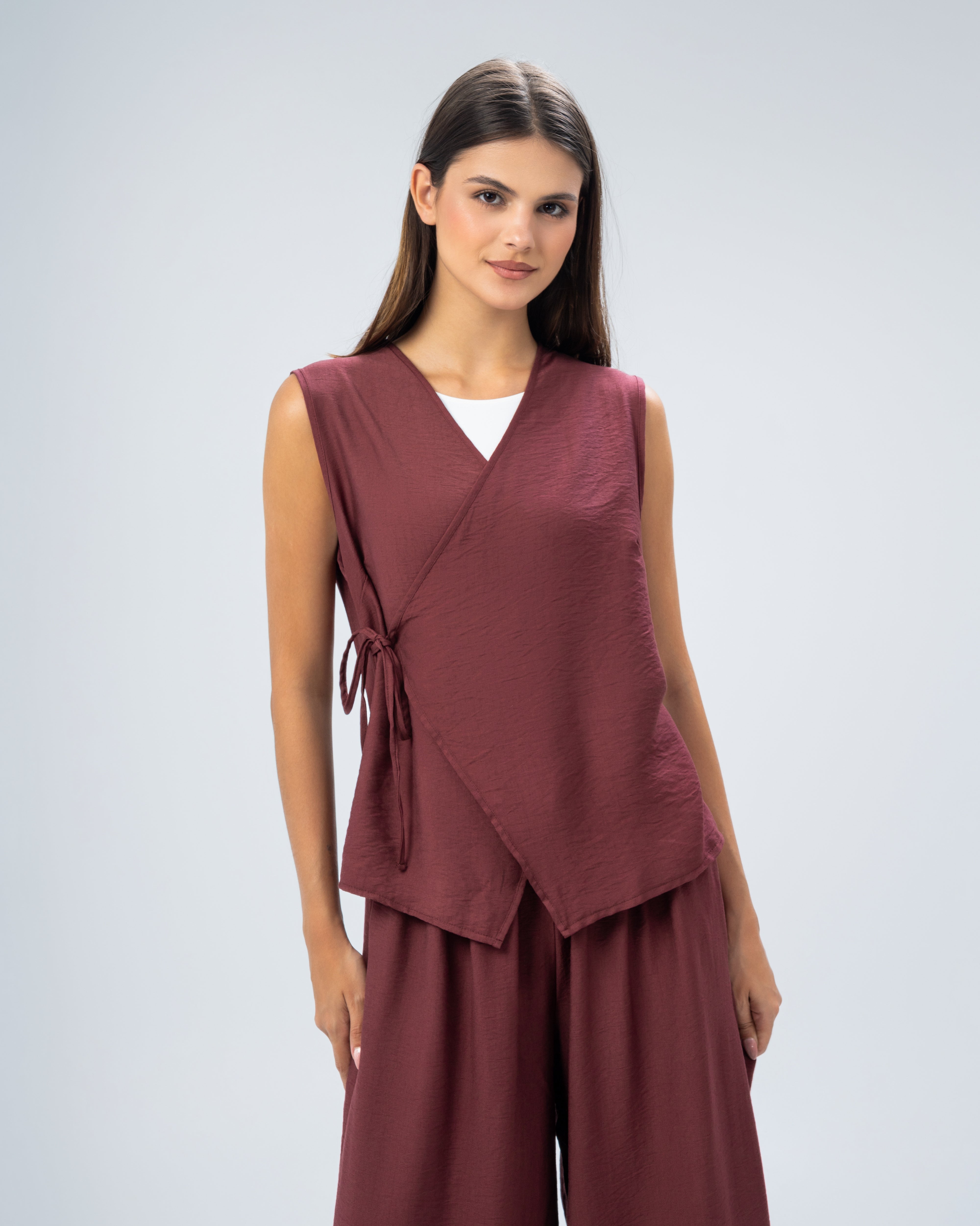 Linen jumpsuit cut