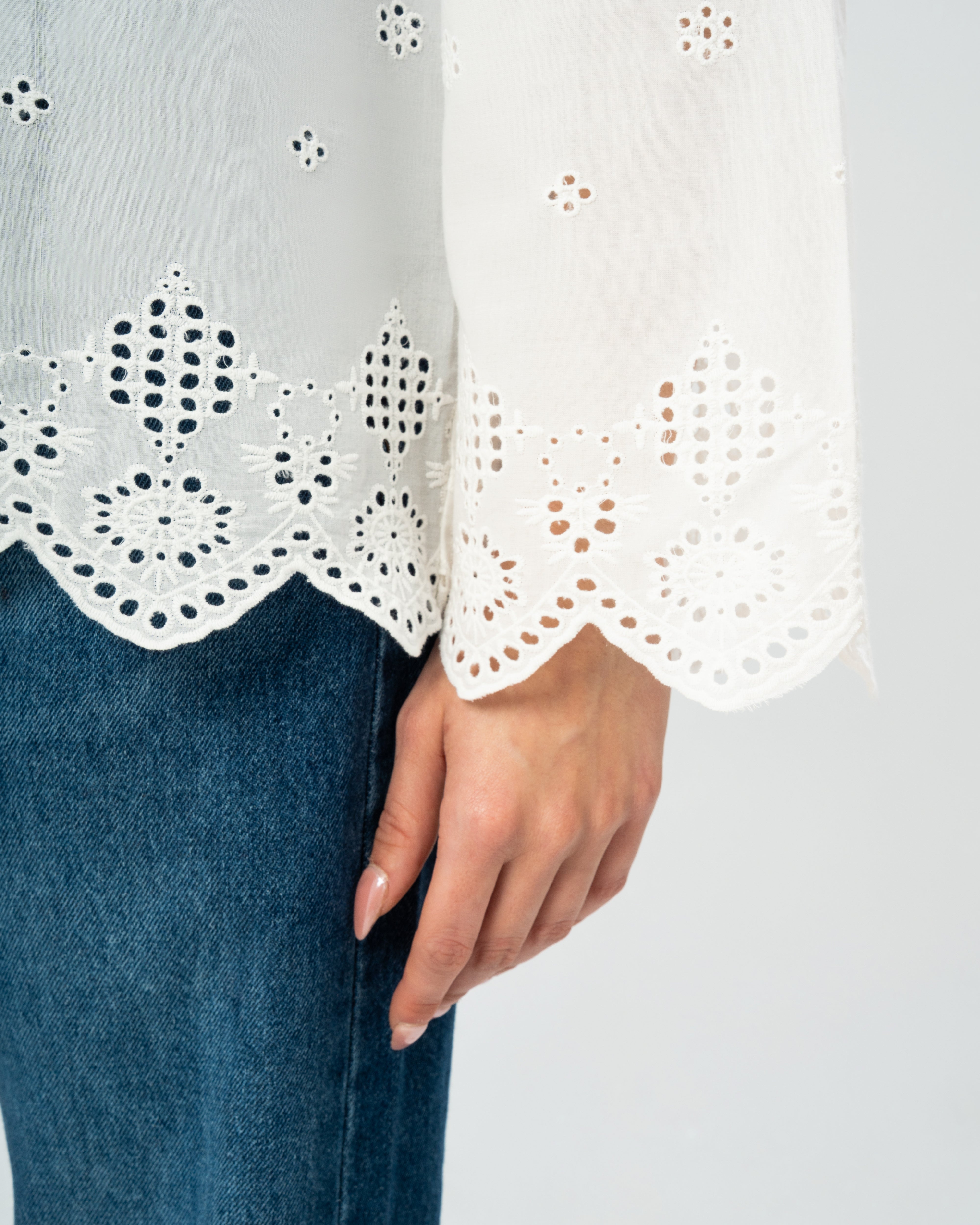 Embroidered chemise