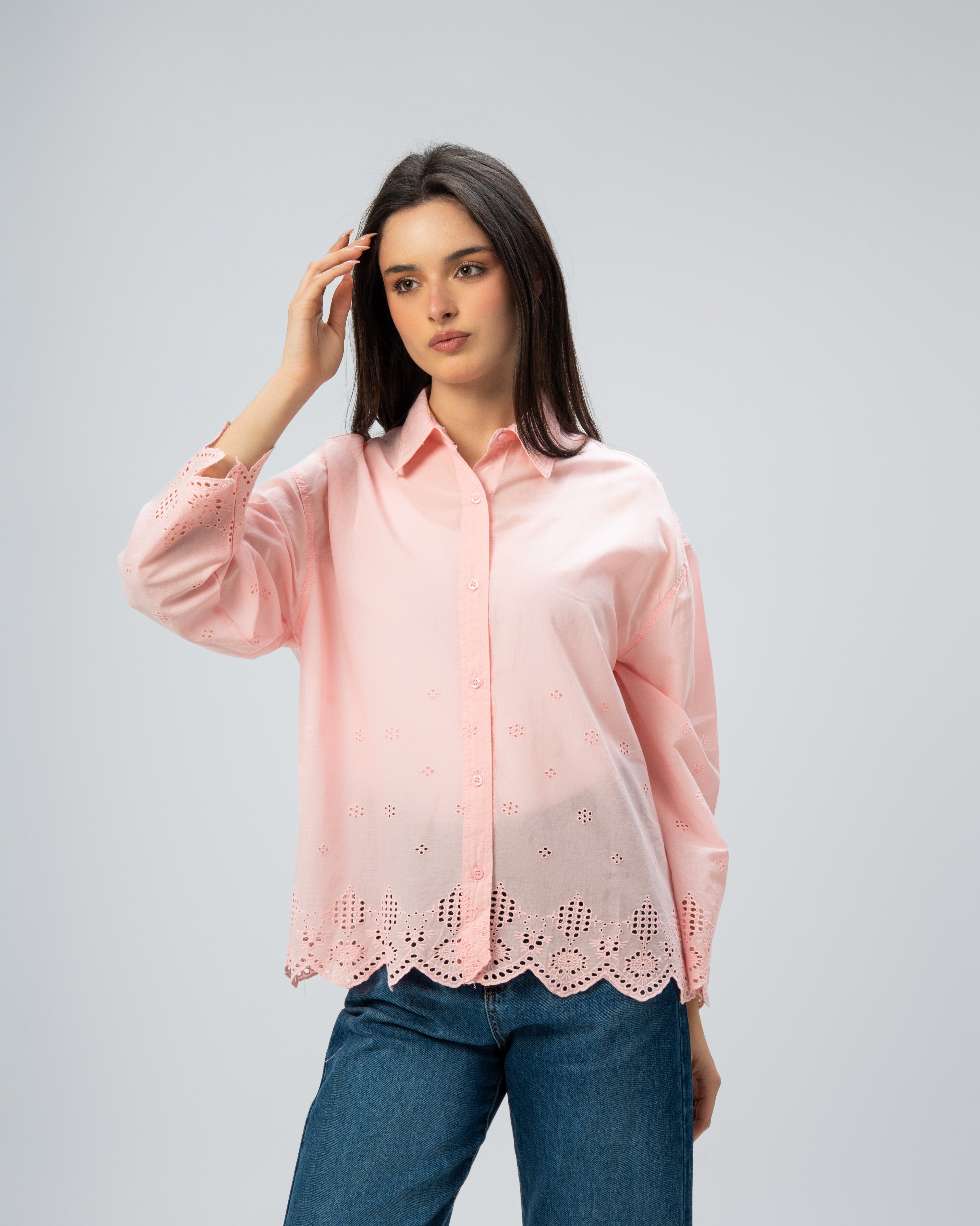 Embroidered chemise