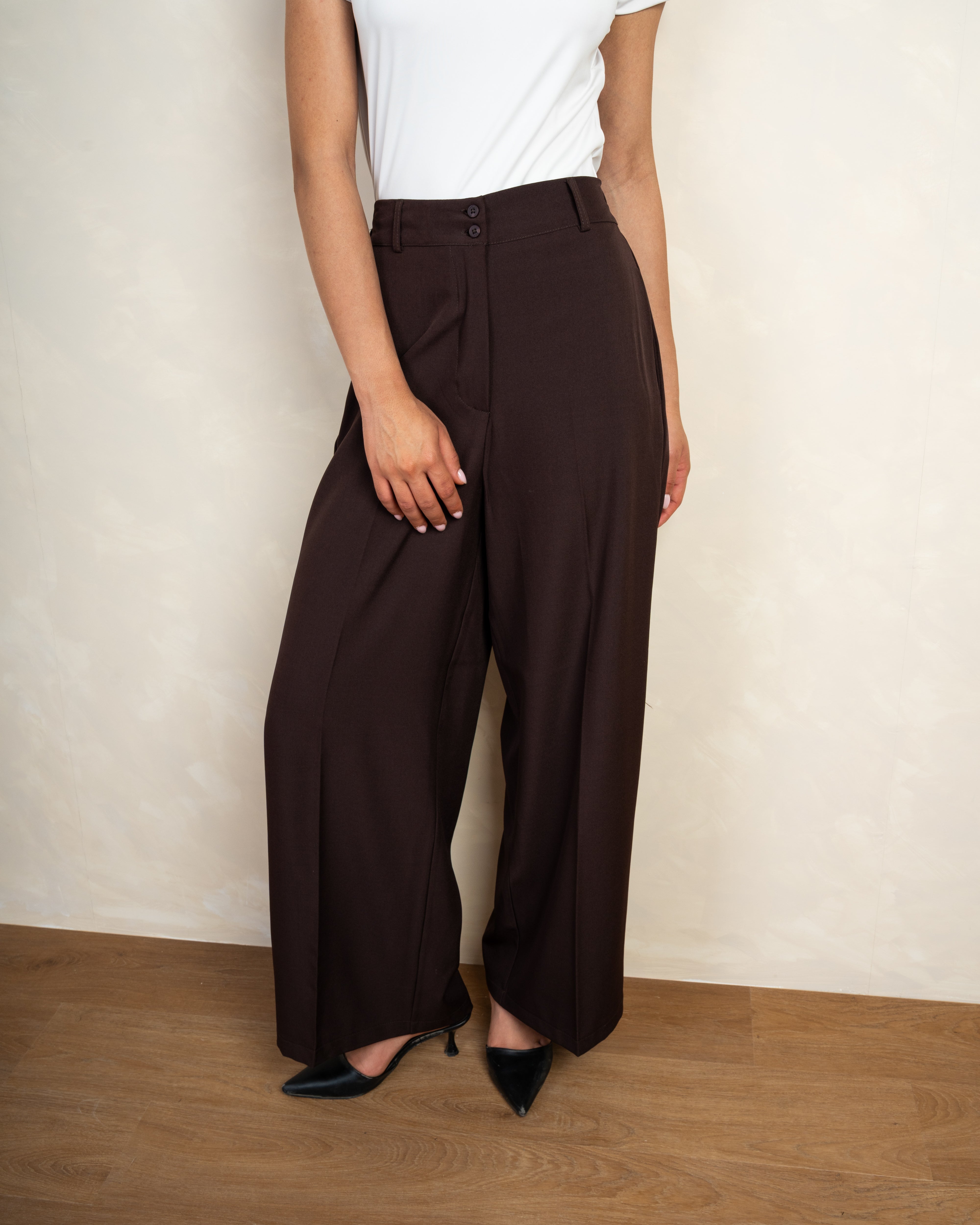 Classic Trouser With Double Waist Buttons