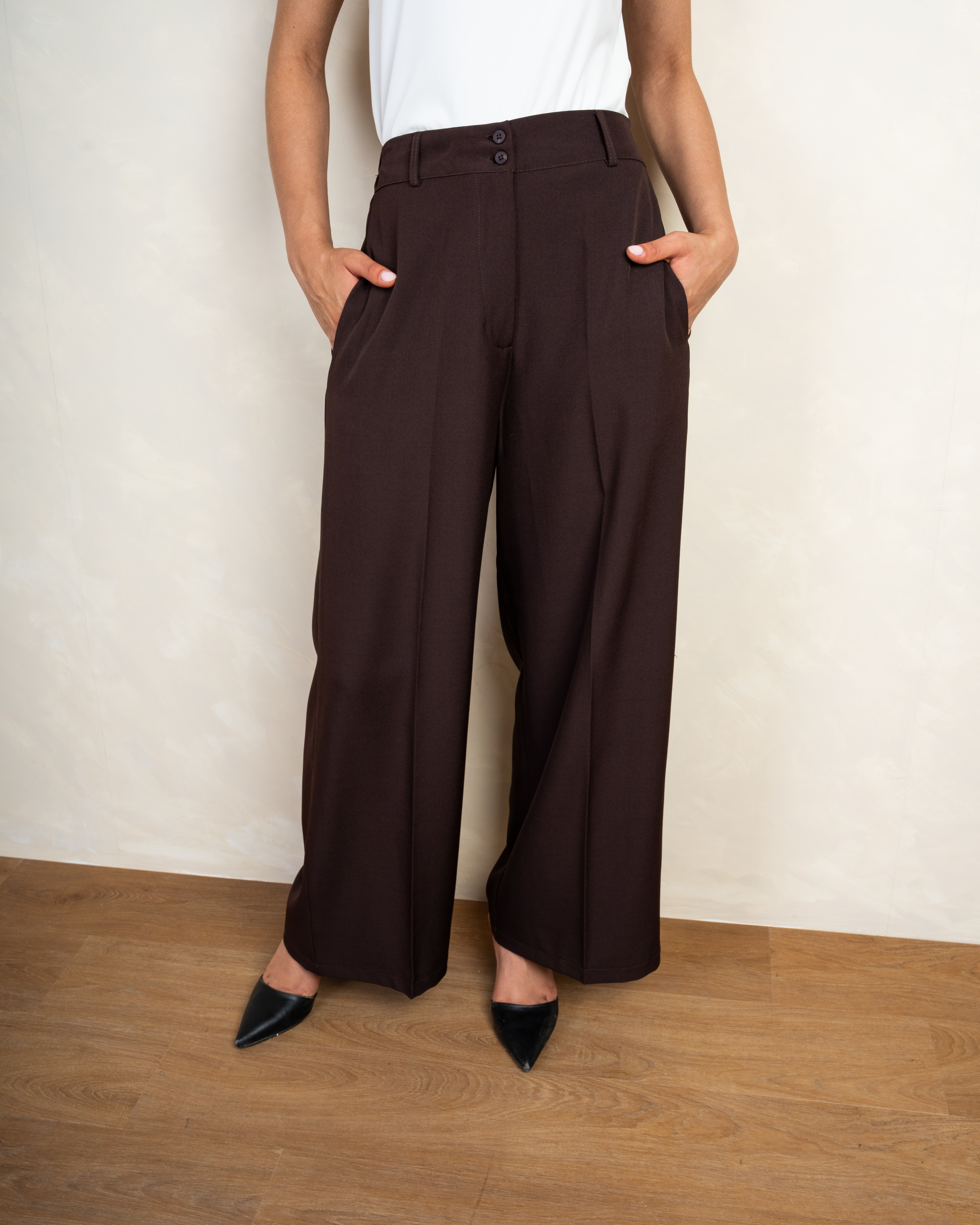 Classic Trouser With Double Waist Buttons