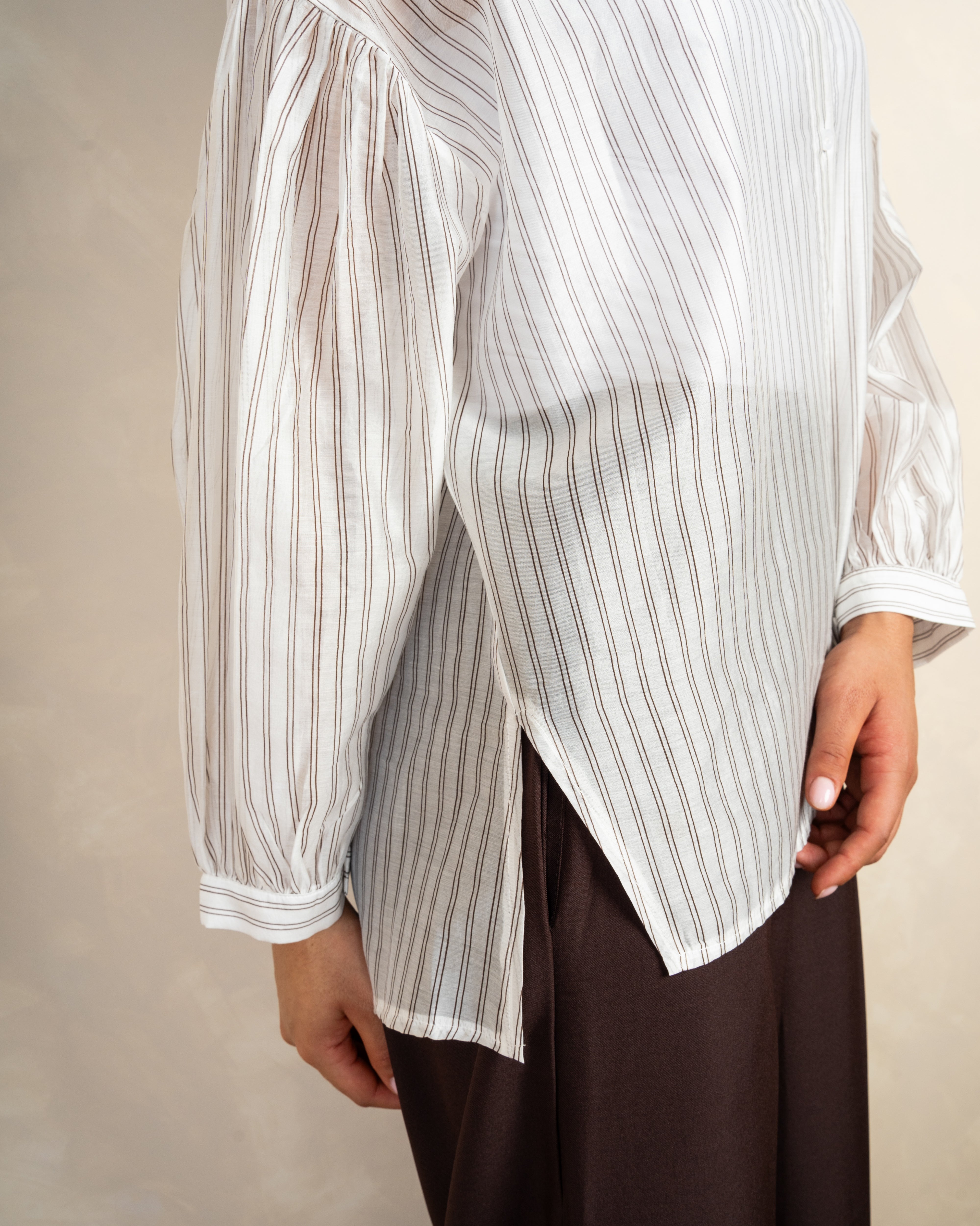 Long Striped Shirt In Different Colors