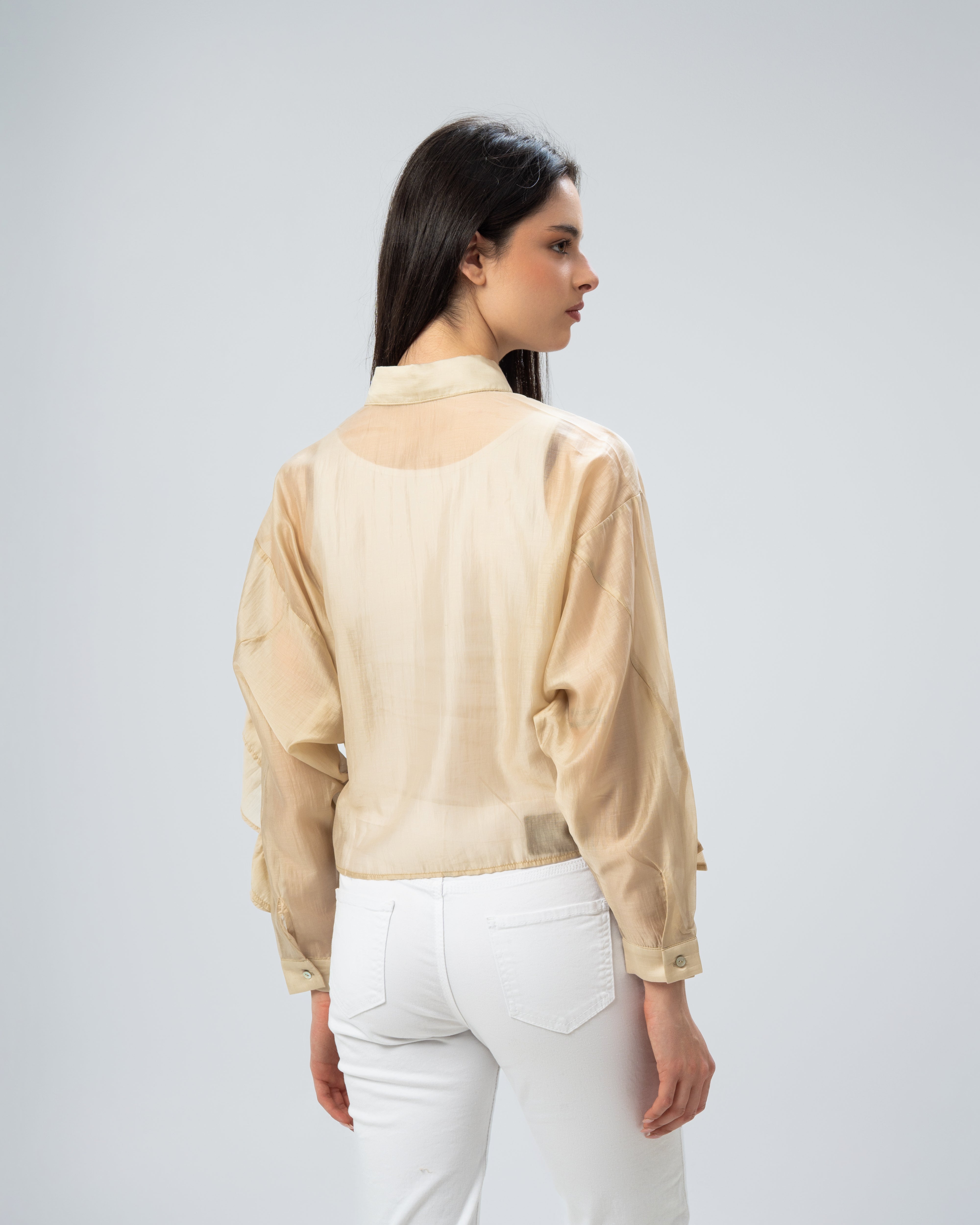 Multi-Tier Ruffle Blouse