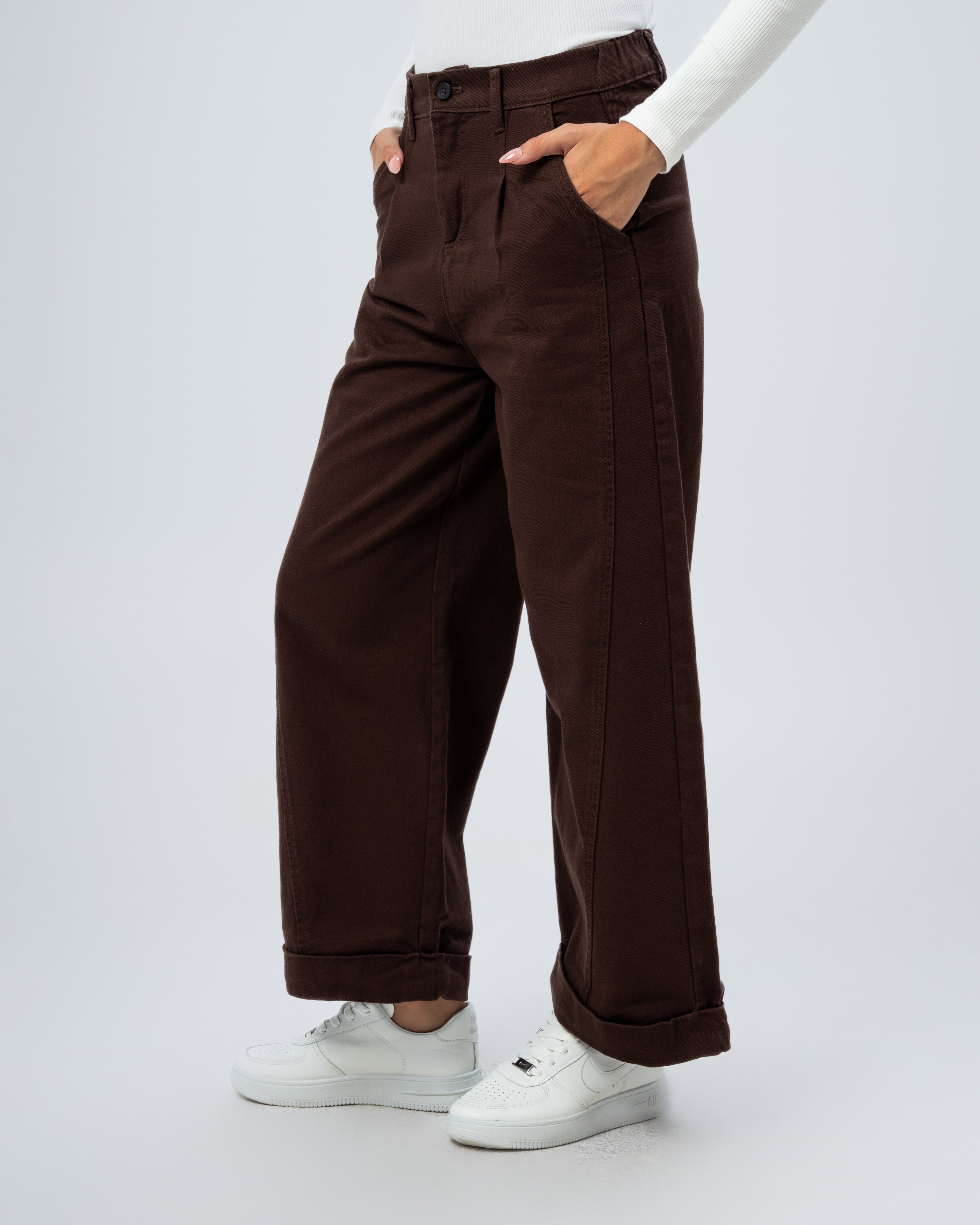 Gabardine trousers