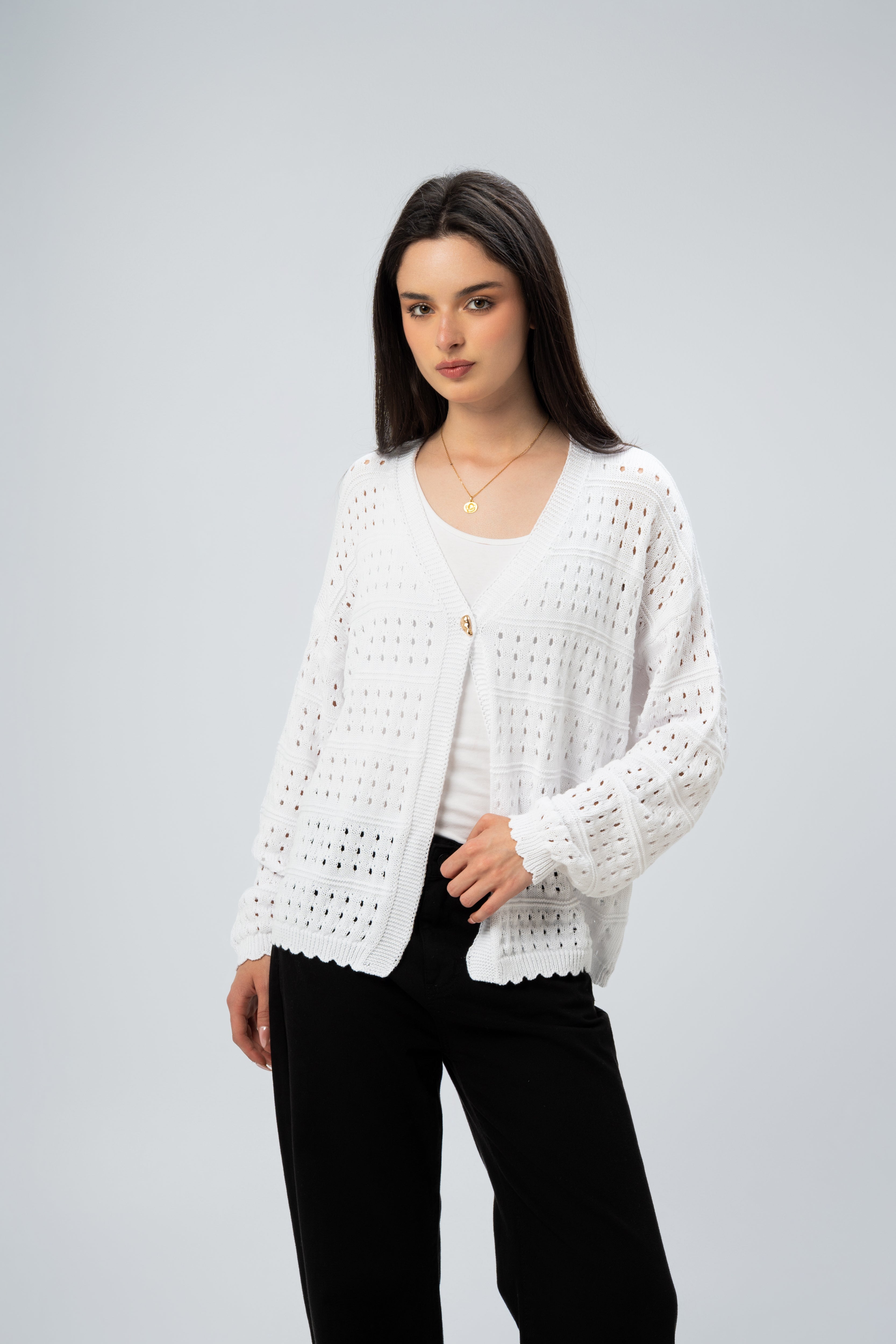 Open Vest - With Chest Button