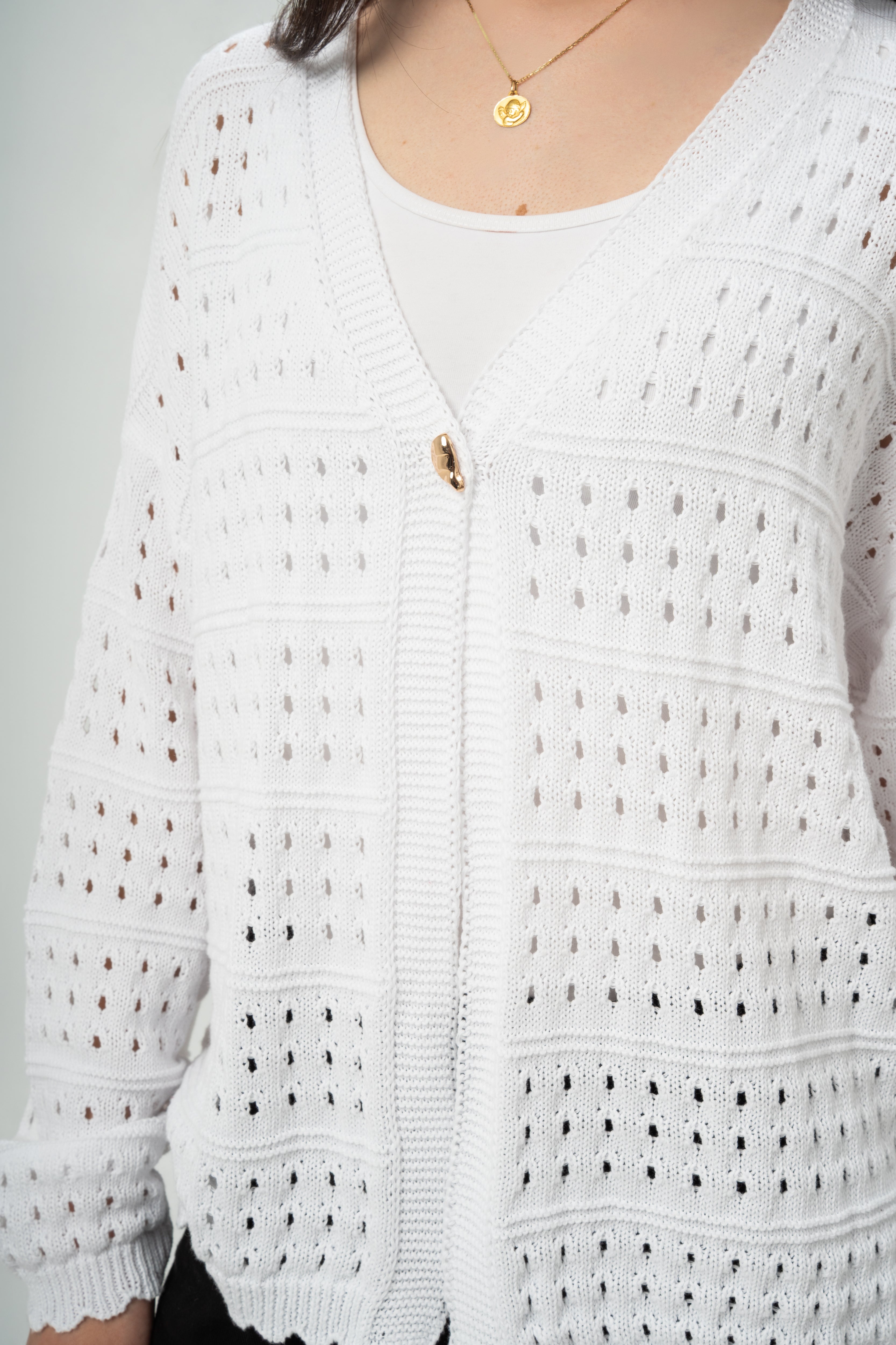 Open Vest - With Chest Button