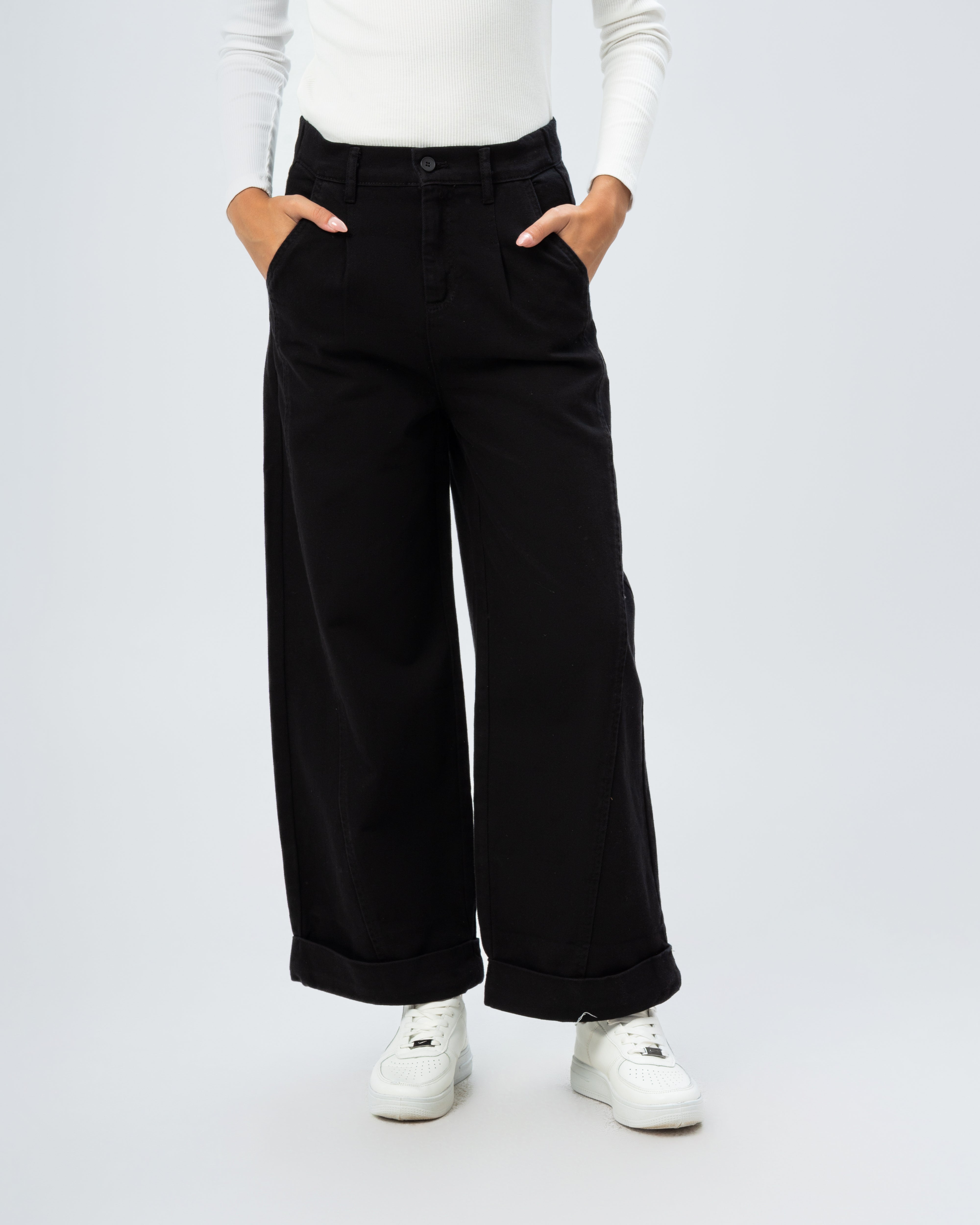 Gabardine trousers