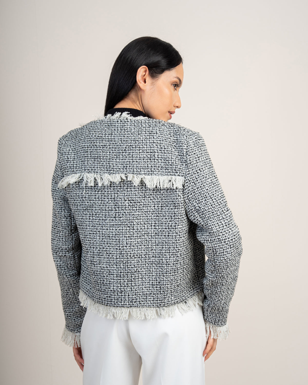 Open Jacket - With Lace Details