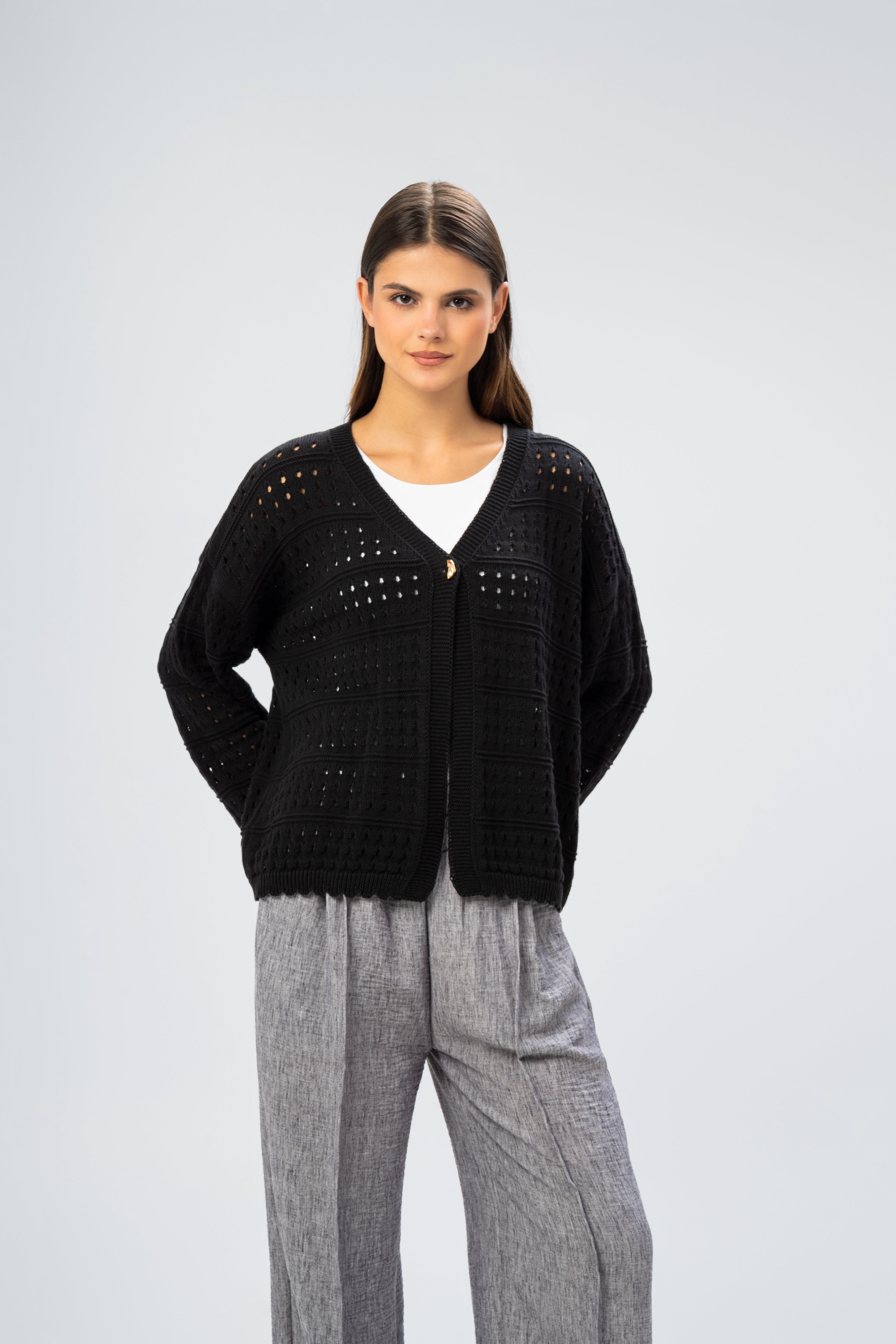 Open Vest - With Chest Button