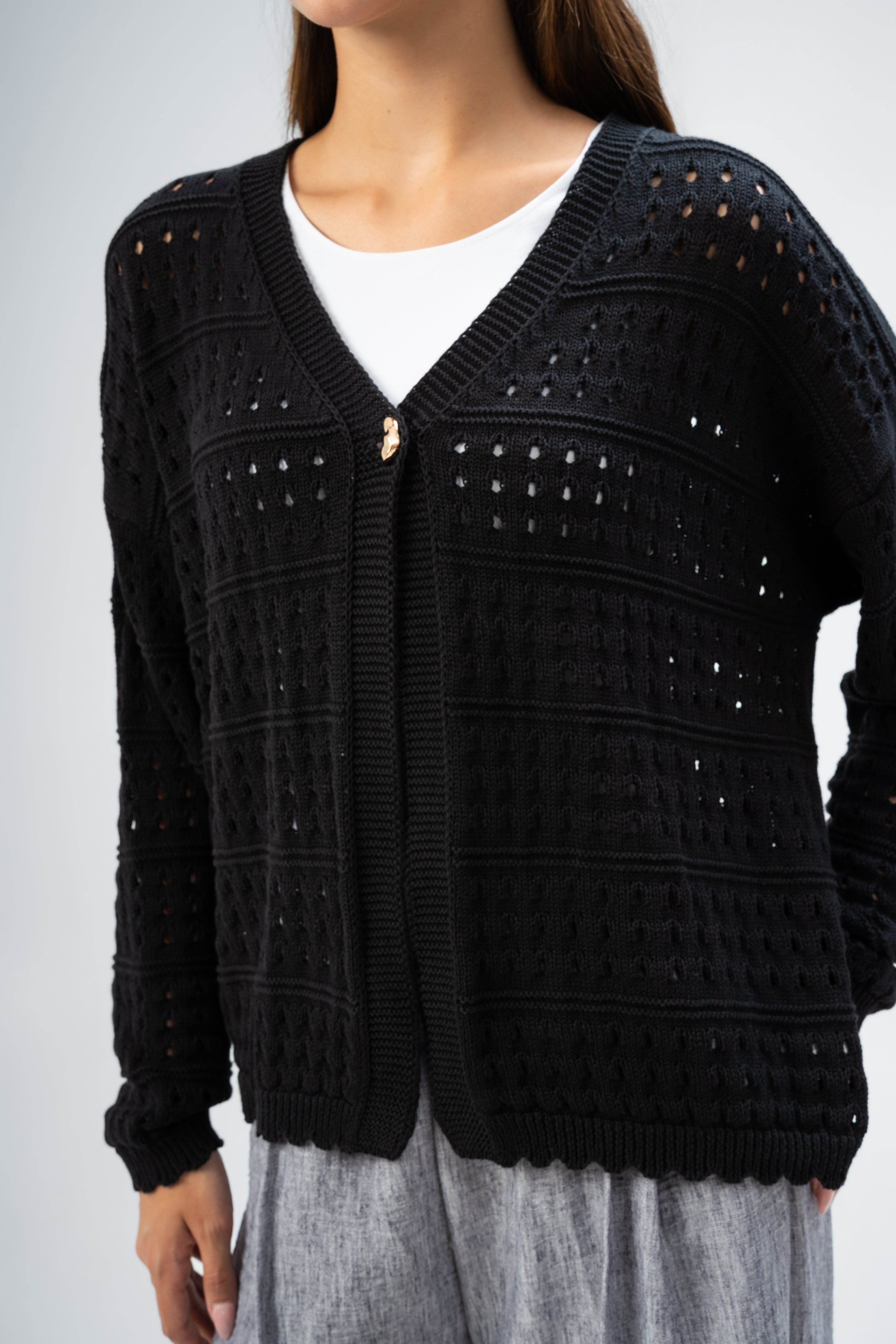 Open Vest - With Chest Button