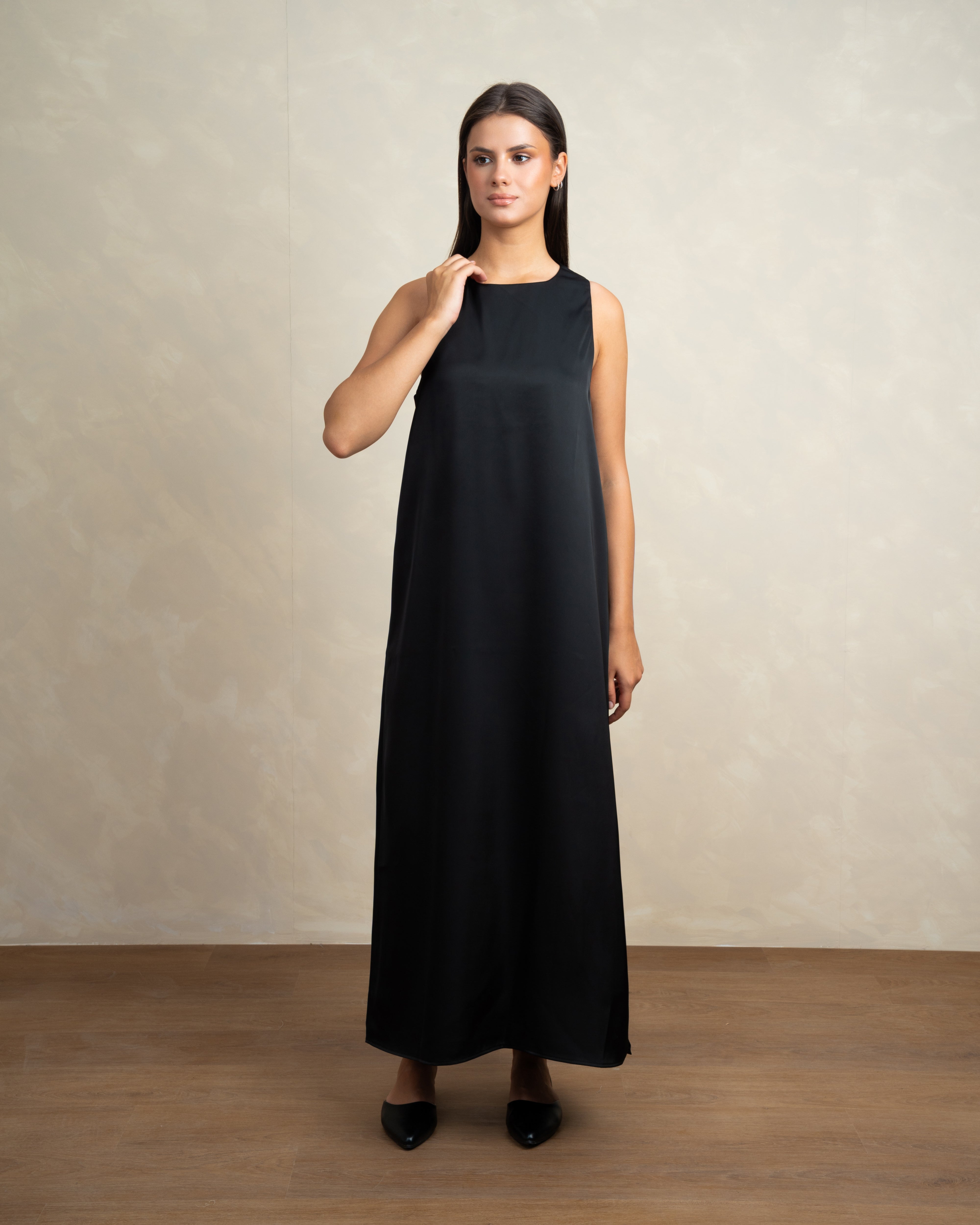 Plain Sleeveless Dress In Different Colors