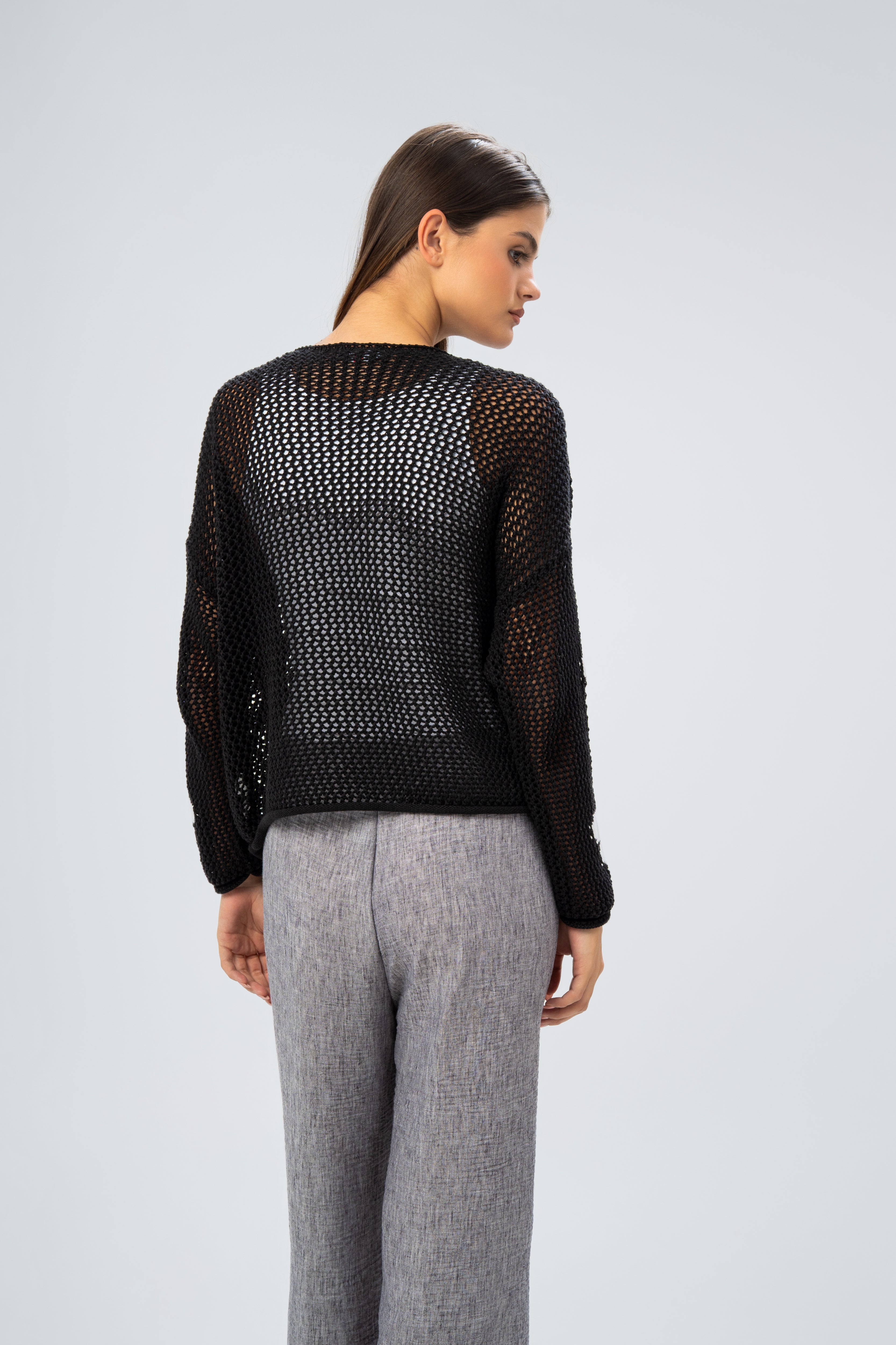 Knitwear Pullover With - Floral Chest Detail