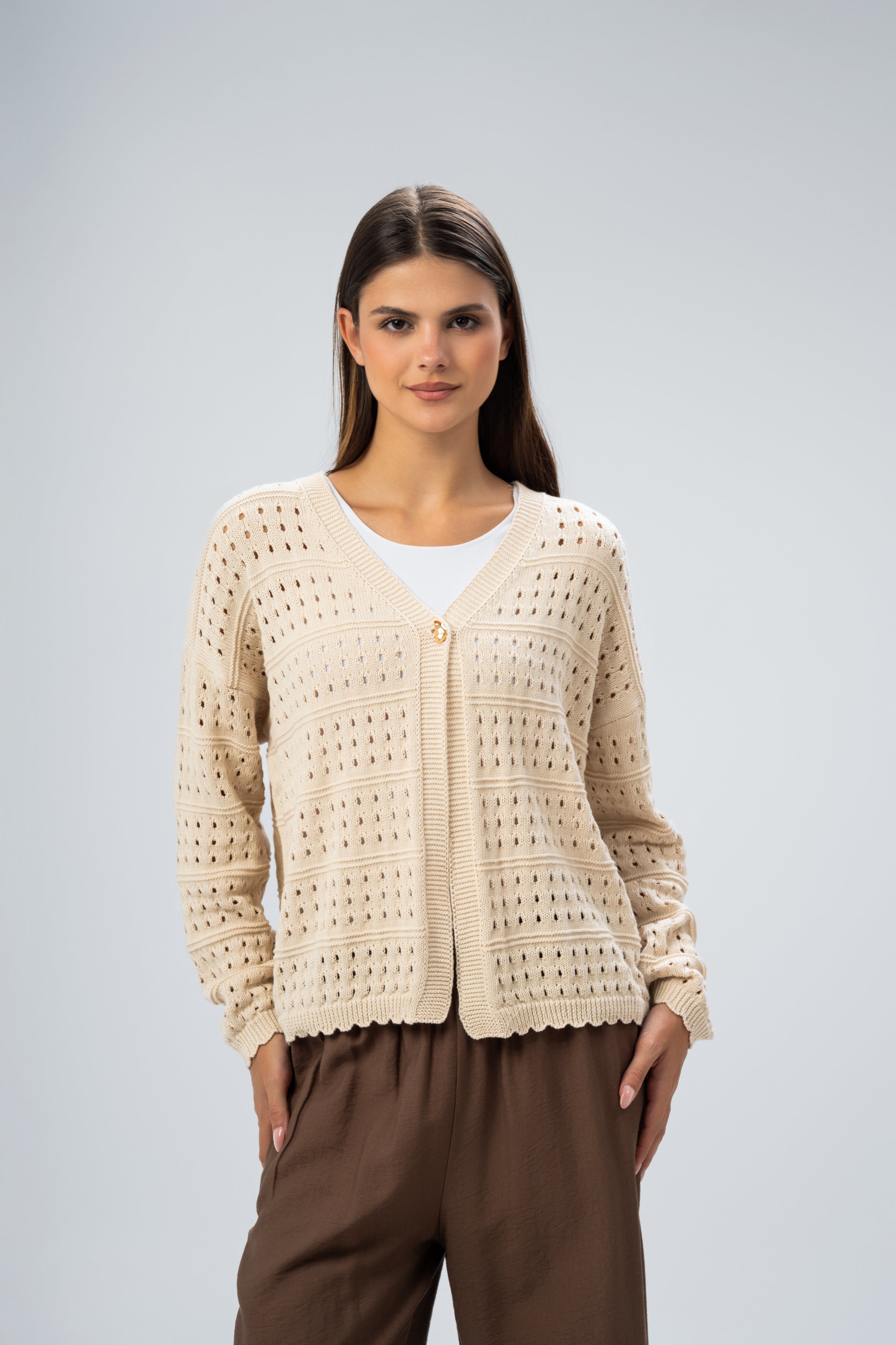Open Vest - With Chest Button