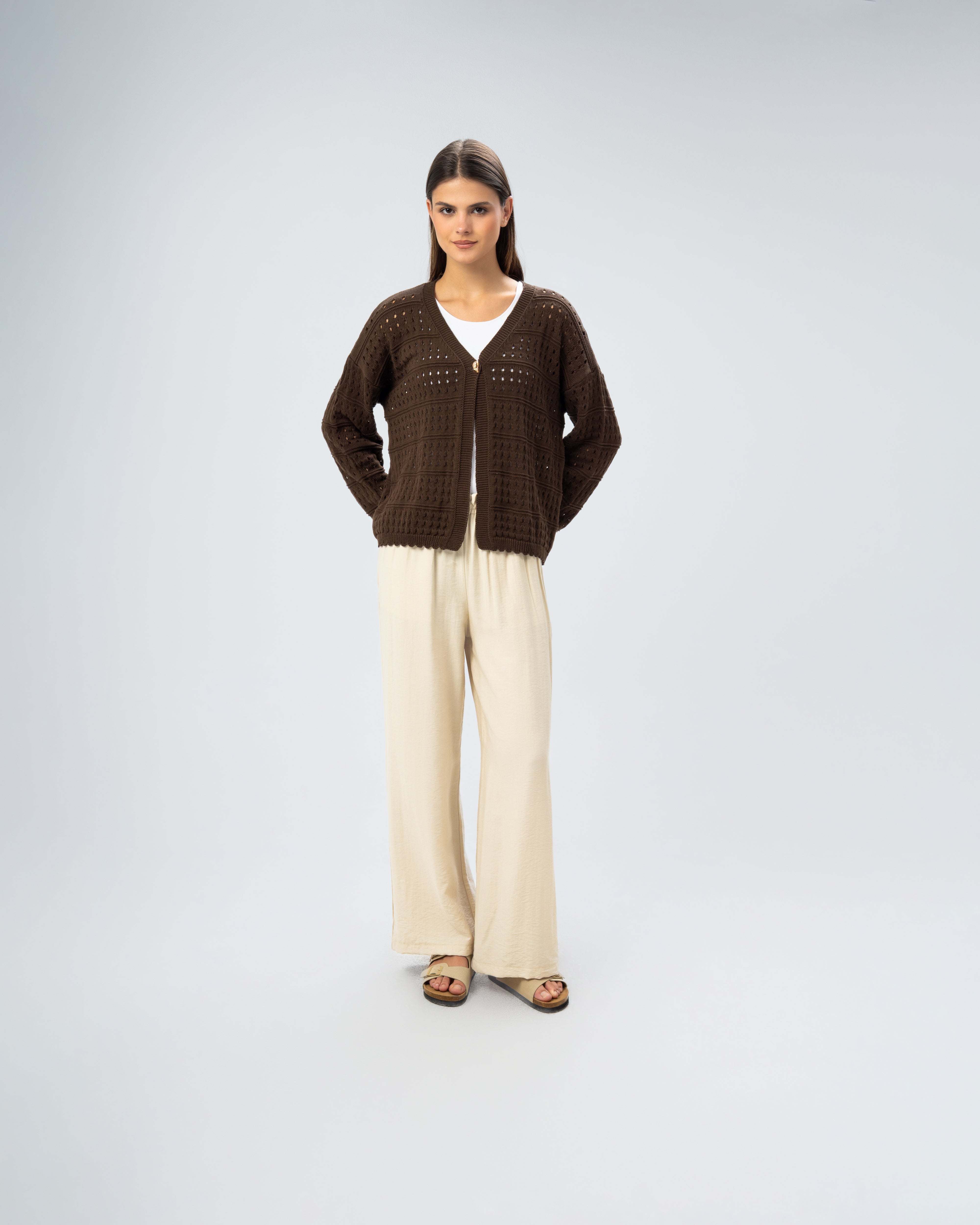Open Vest - With Chest Button