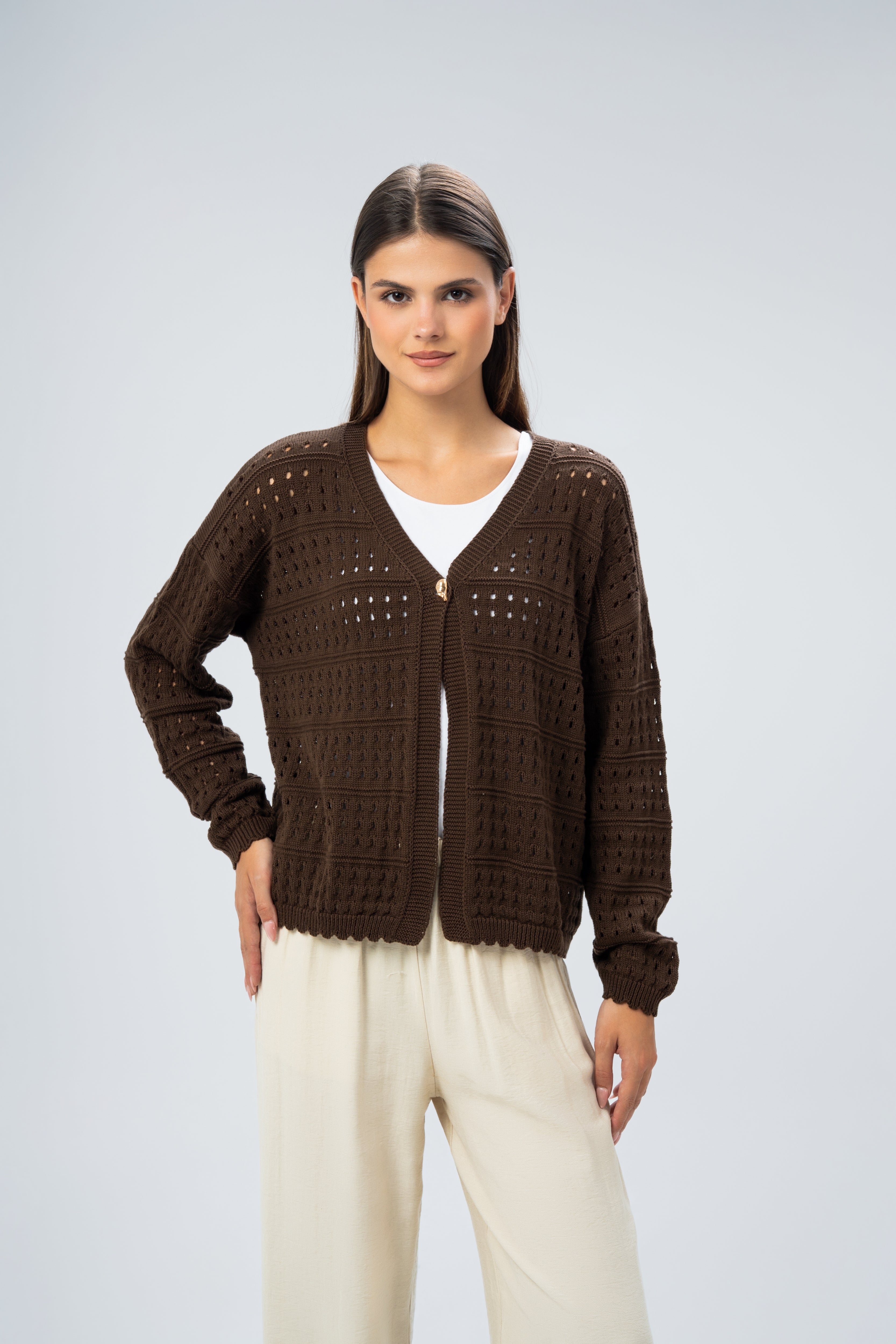 Open Vest - With Chest Button