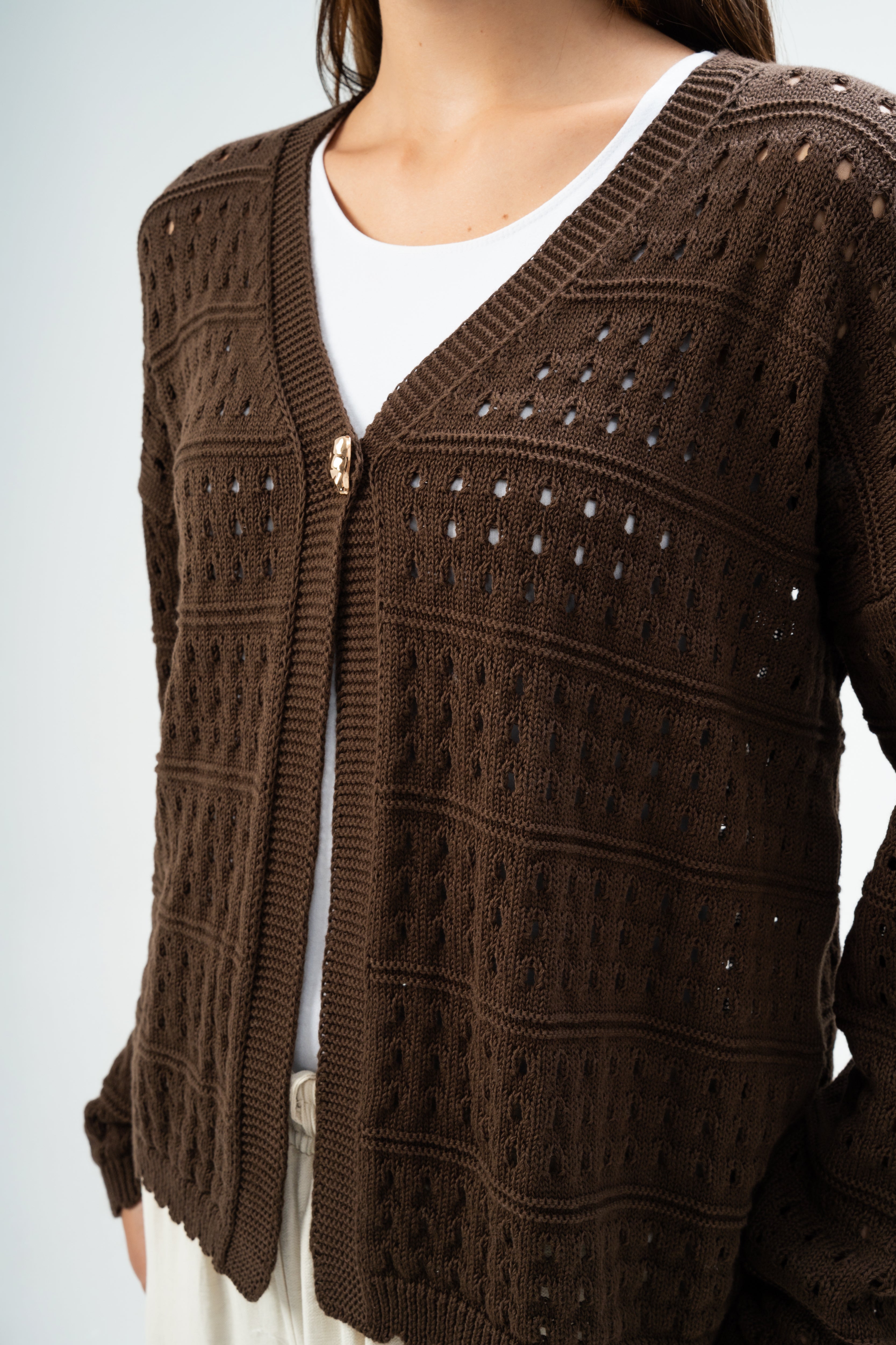 Open Vest - With Chest Button