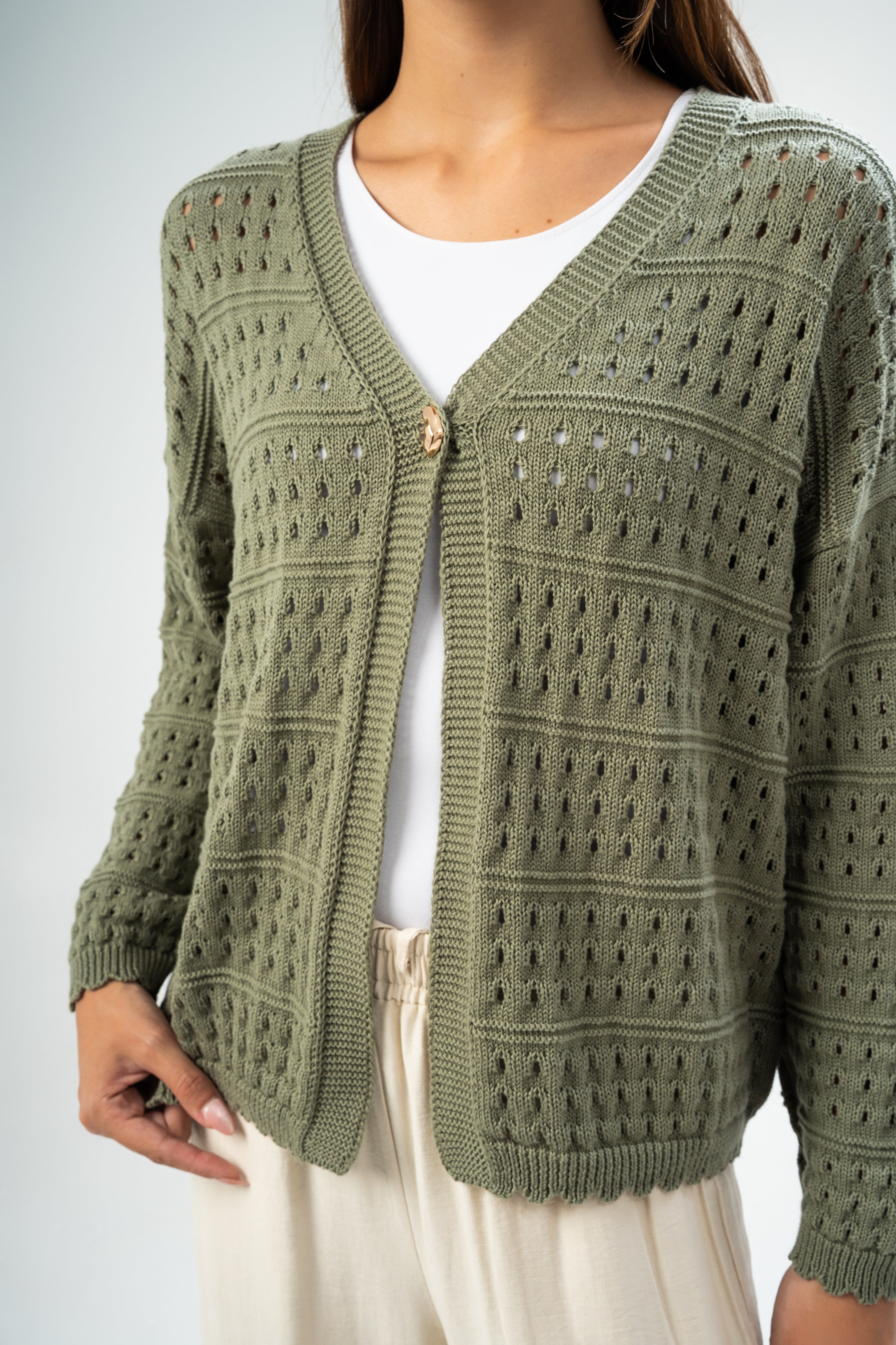 Open Vest - With Chest Button