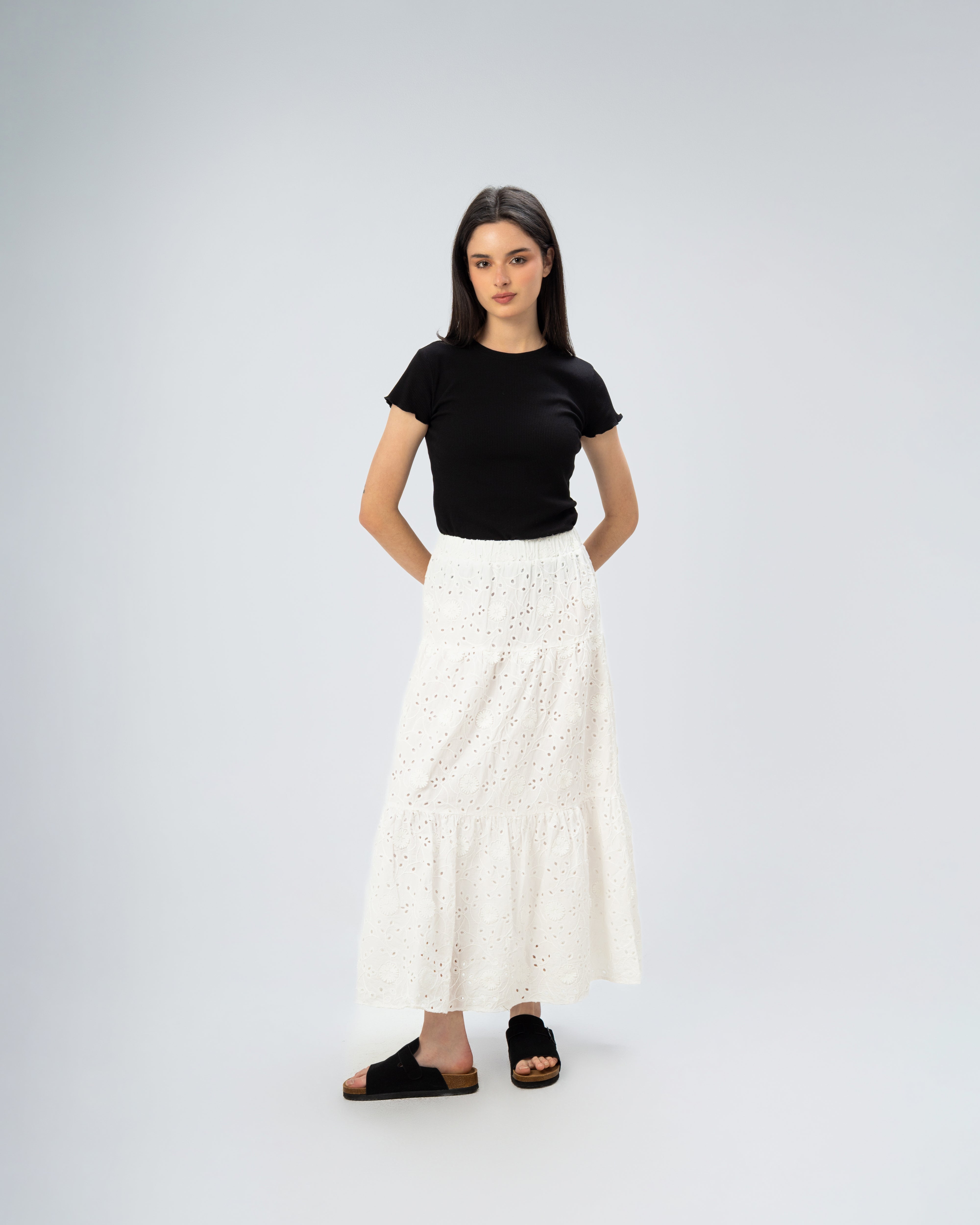 Embroidered skirt